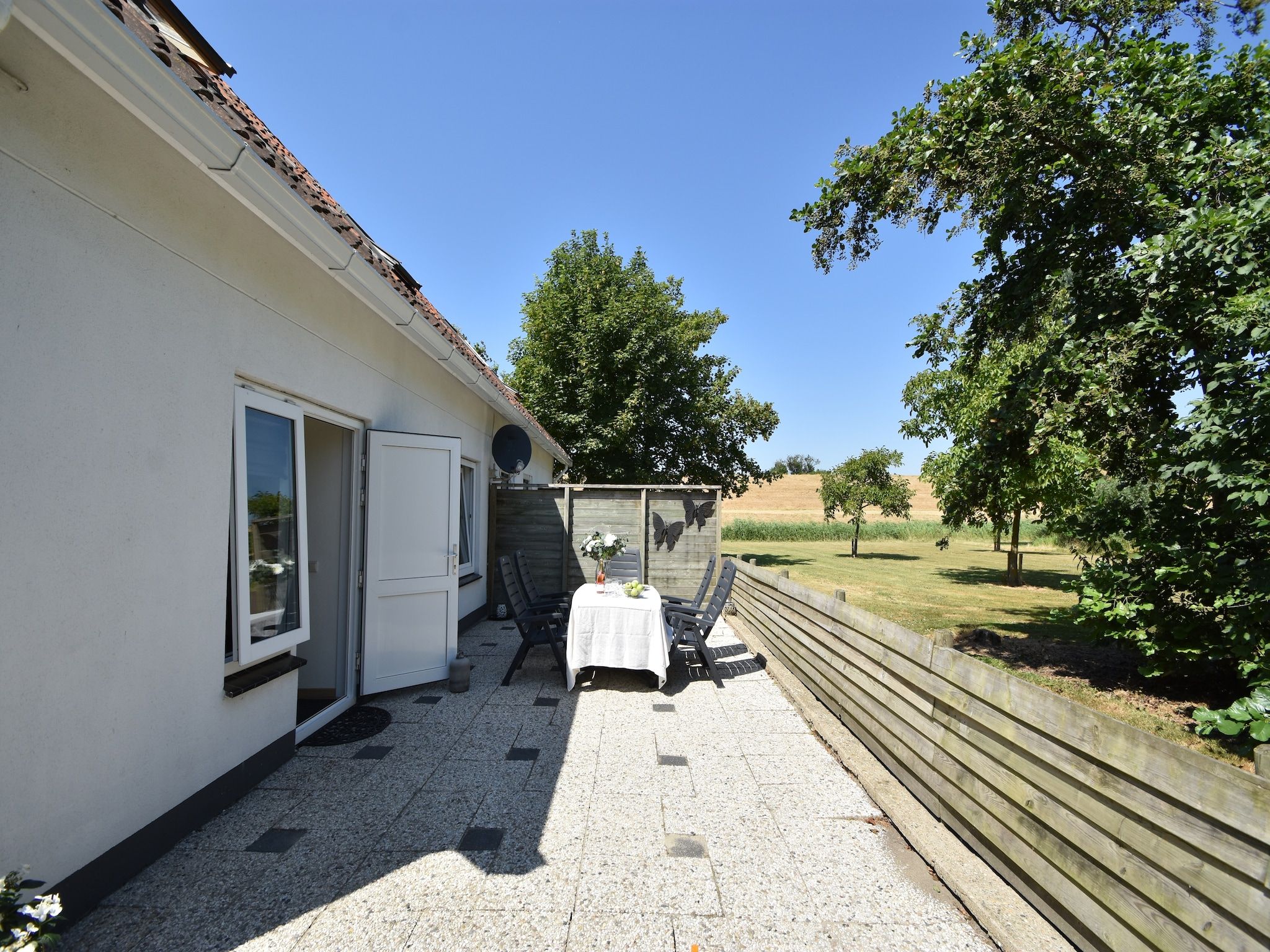 Het uitzicht vanaf De Notenweide in Zonnemaire