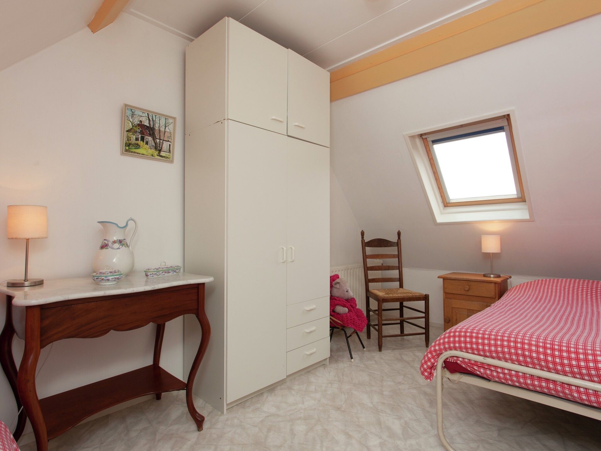 Een slaapkamer van Anno 1711 in Nes-Ameland