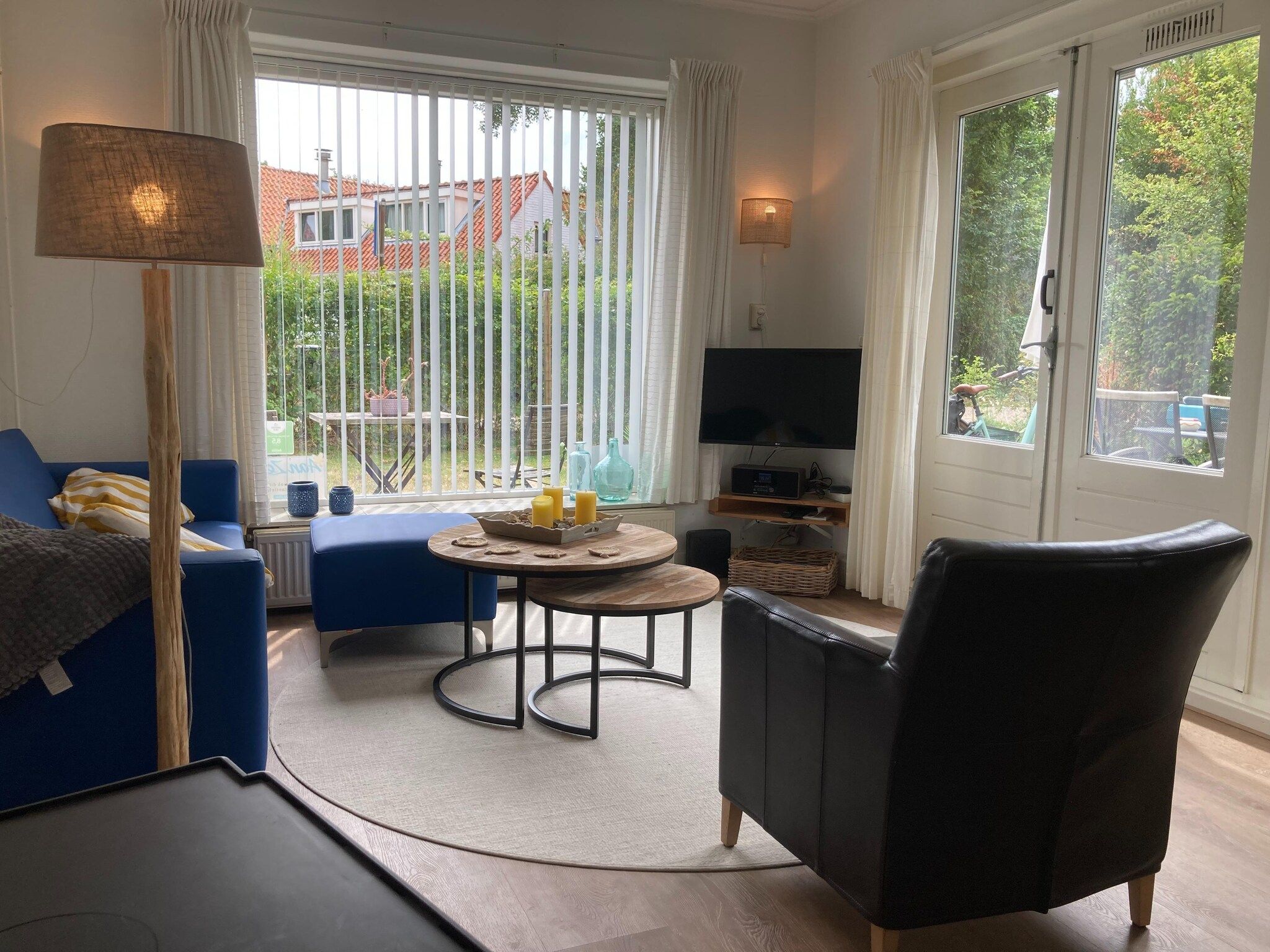 De woonkamer van Zeeroos in Koudekerke-Dishoek