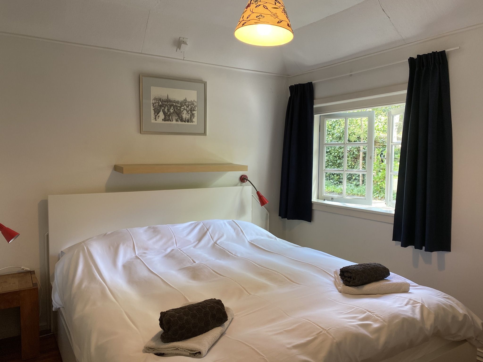 Een slaapkamer van Romantisch Bergen in Bergen