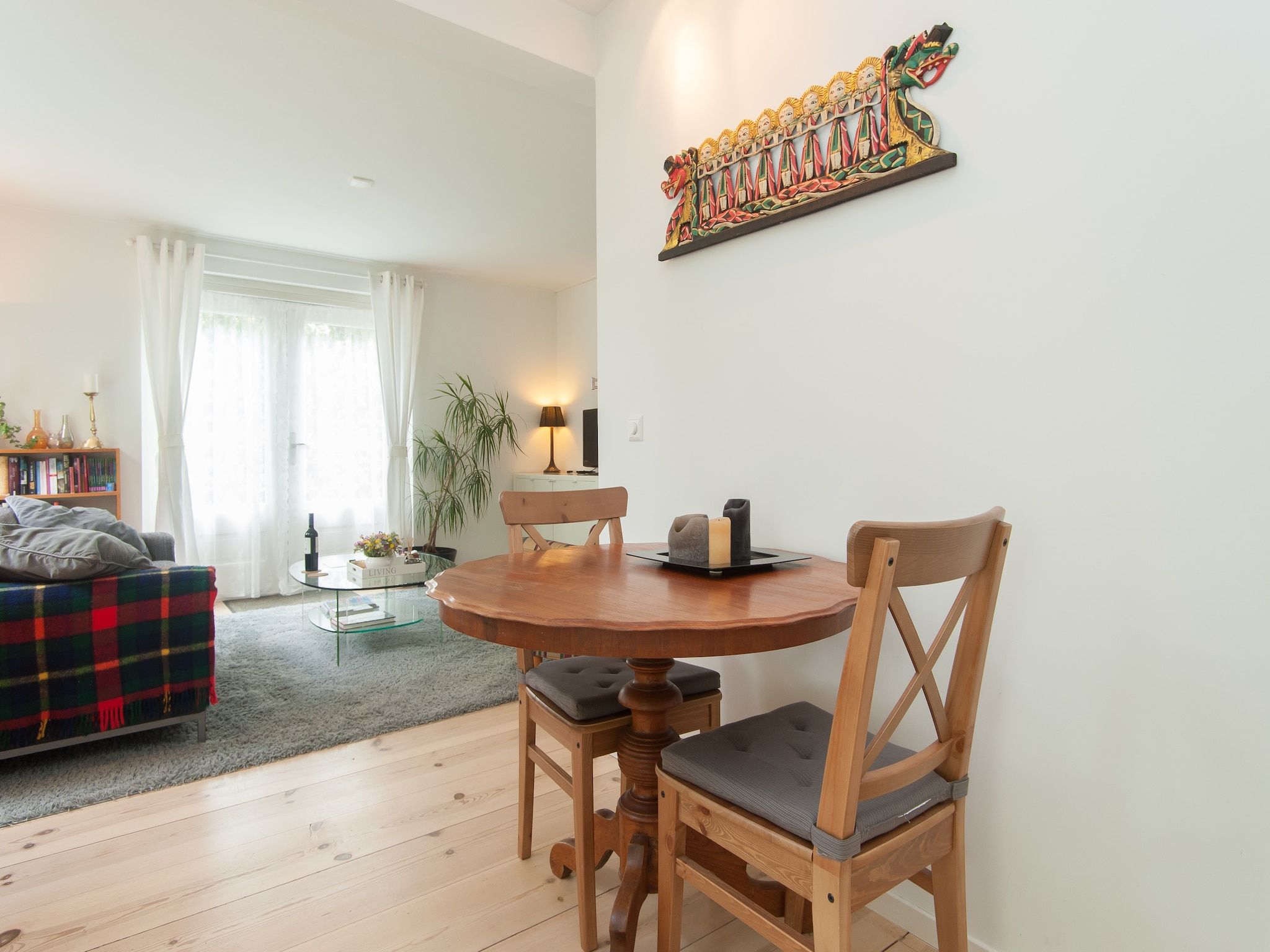 De eetkamer van Wilca Hoeve in Schoorl