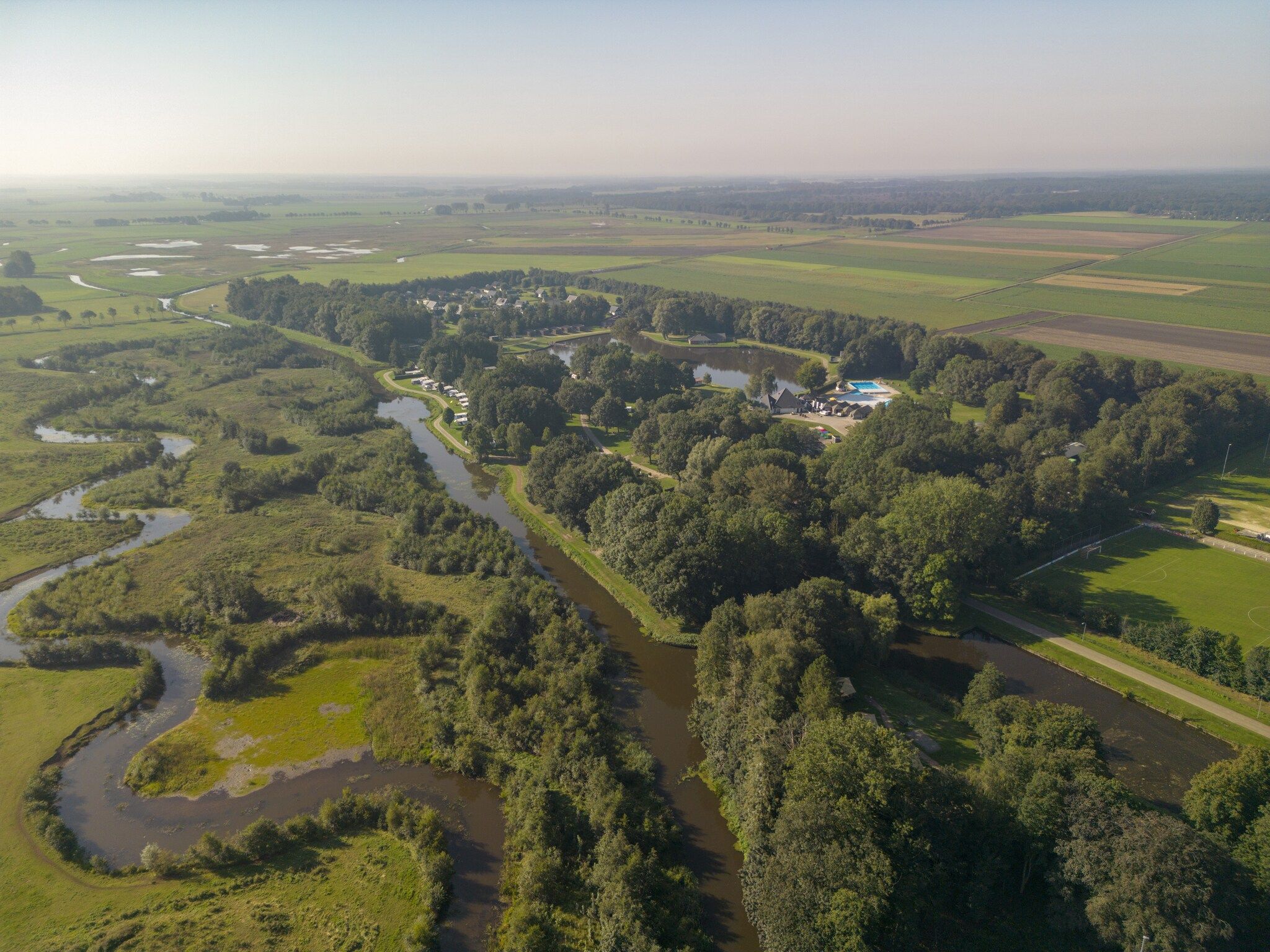 De omgeving van Hunzepark 9 in Gasselternijveen