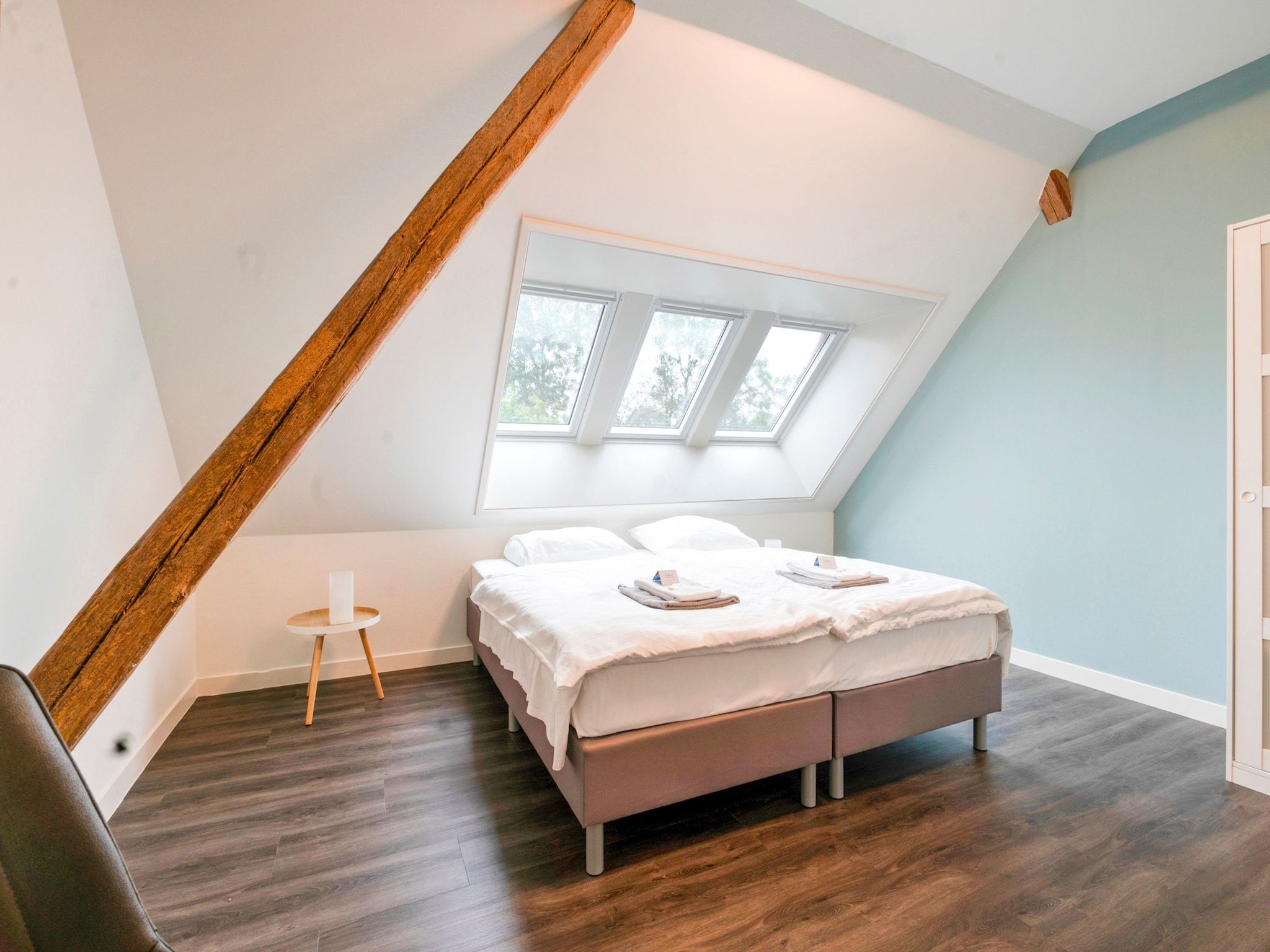Een slaapkamer van Heide State in Noardburgum