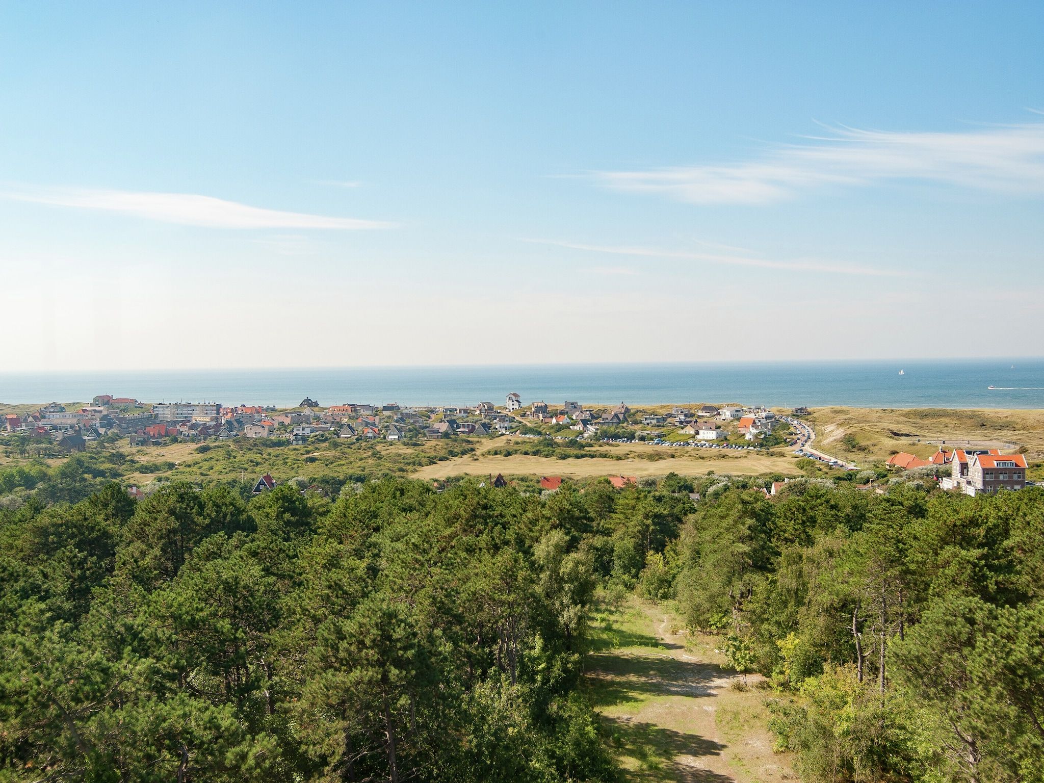 Het uitzicht vanaf Huize Glory Parel in Bergen aan zee