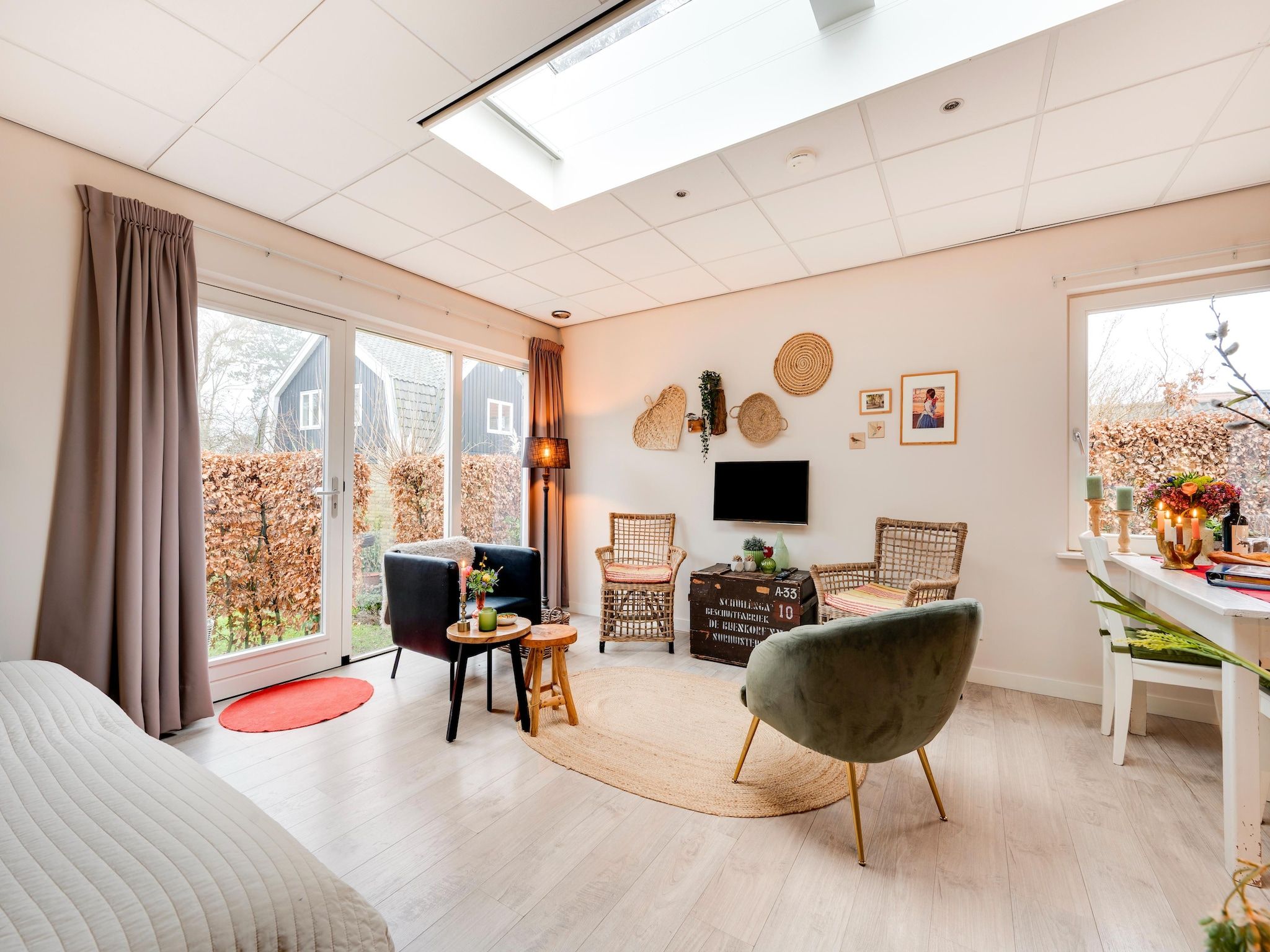 De woonkamer van Hof van Craeck III in Bergen