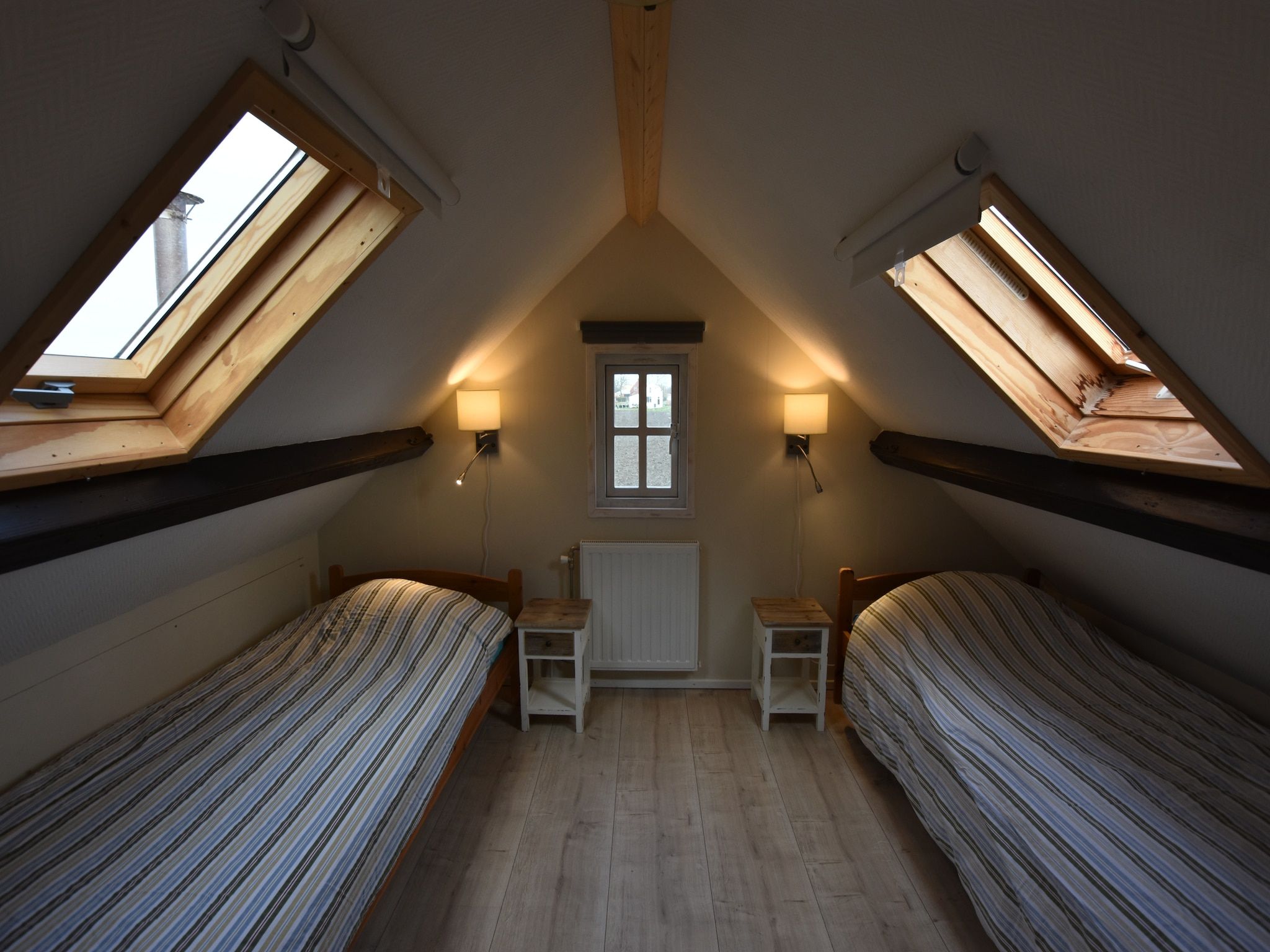Een slaapkamer van Knook in Nieuwvliet