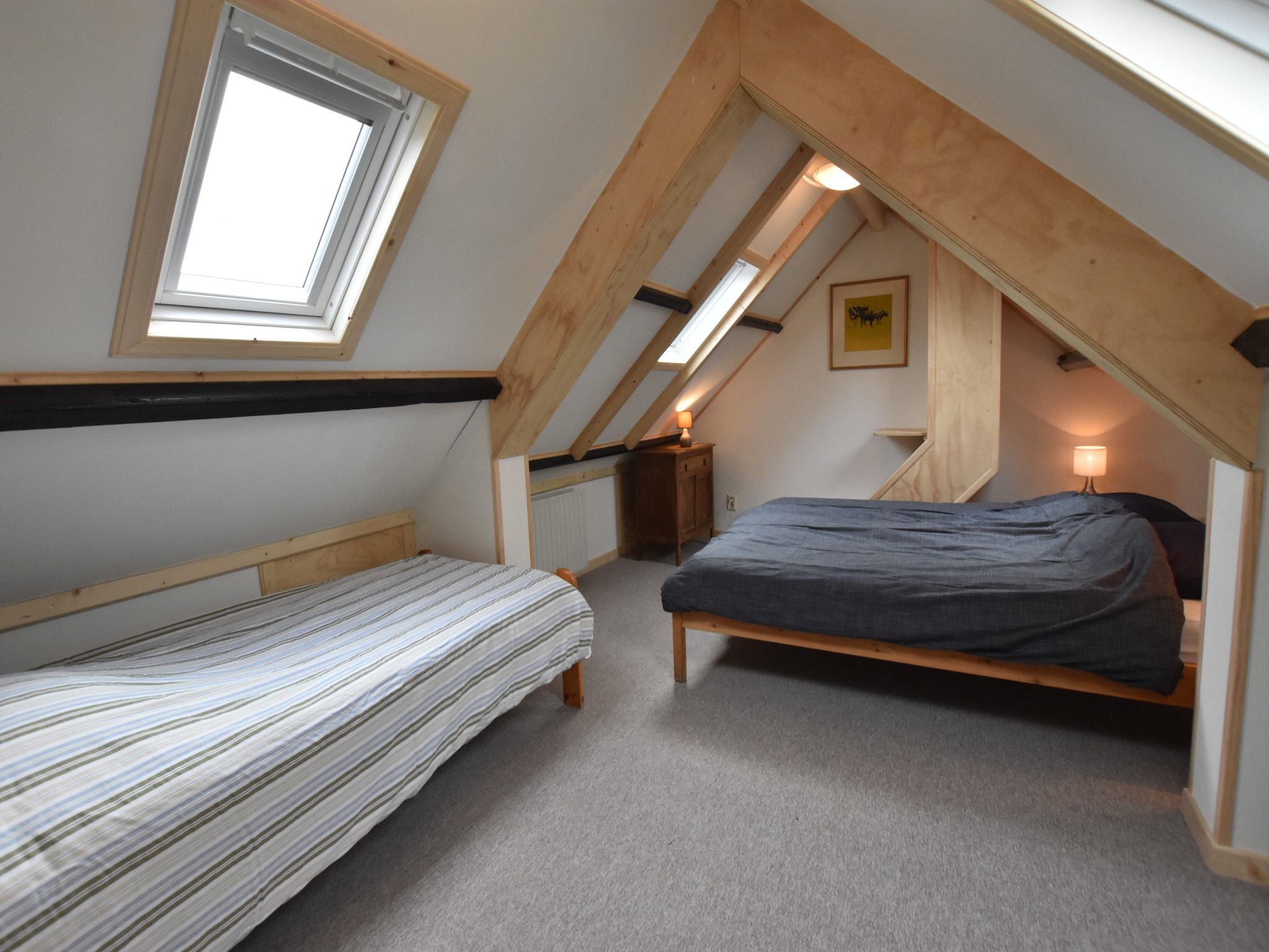 Een slaapkamer van Knook in Nieuwvliet
