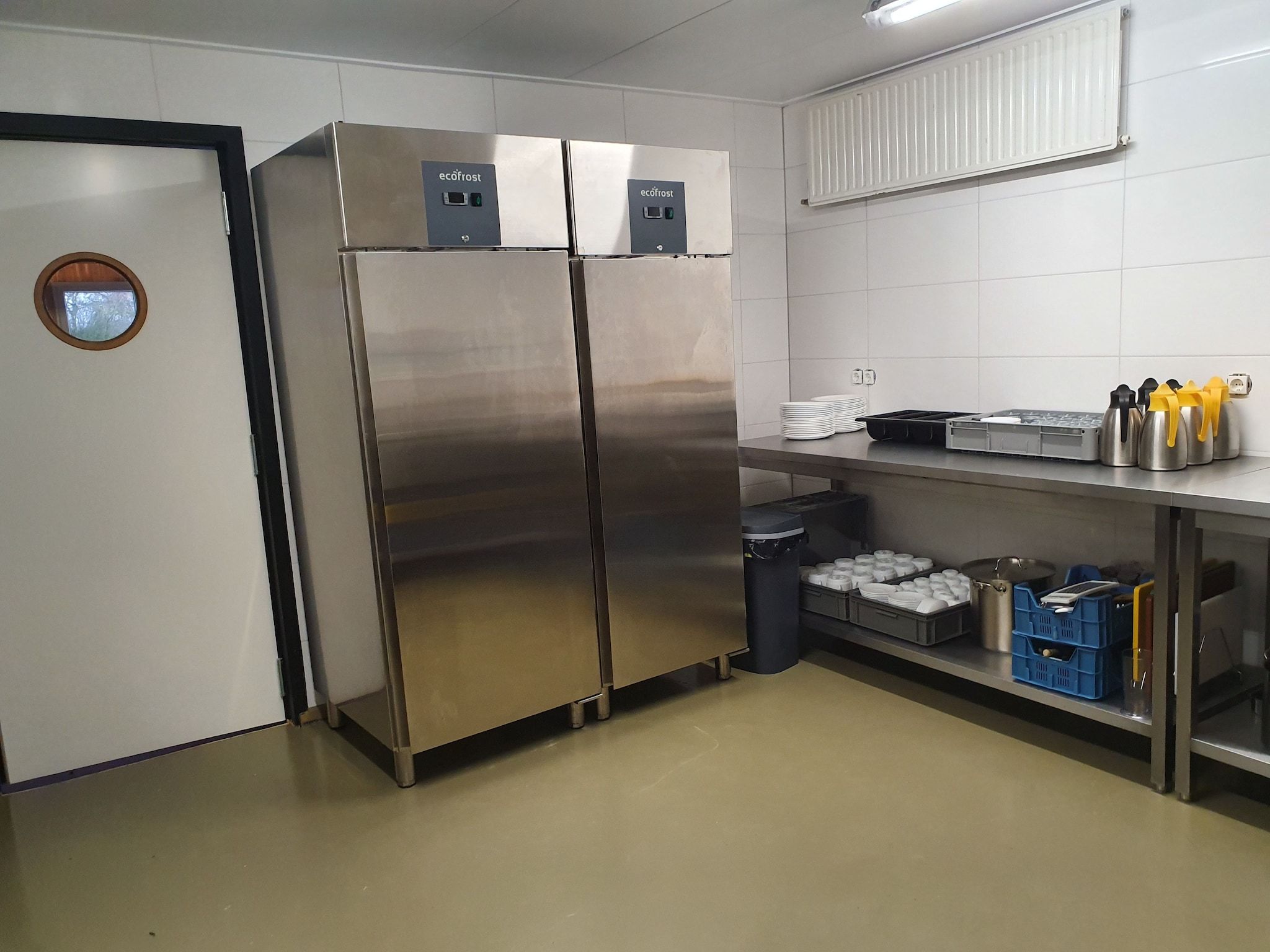 De keuken van Vakantiepark Eigen Wijze 3 in Bant