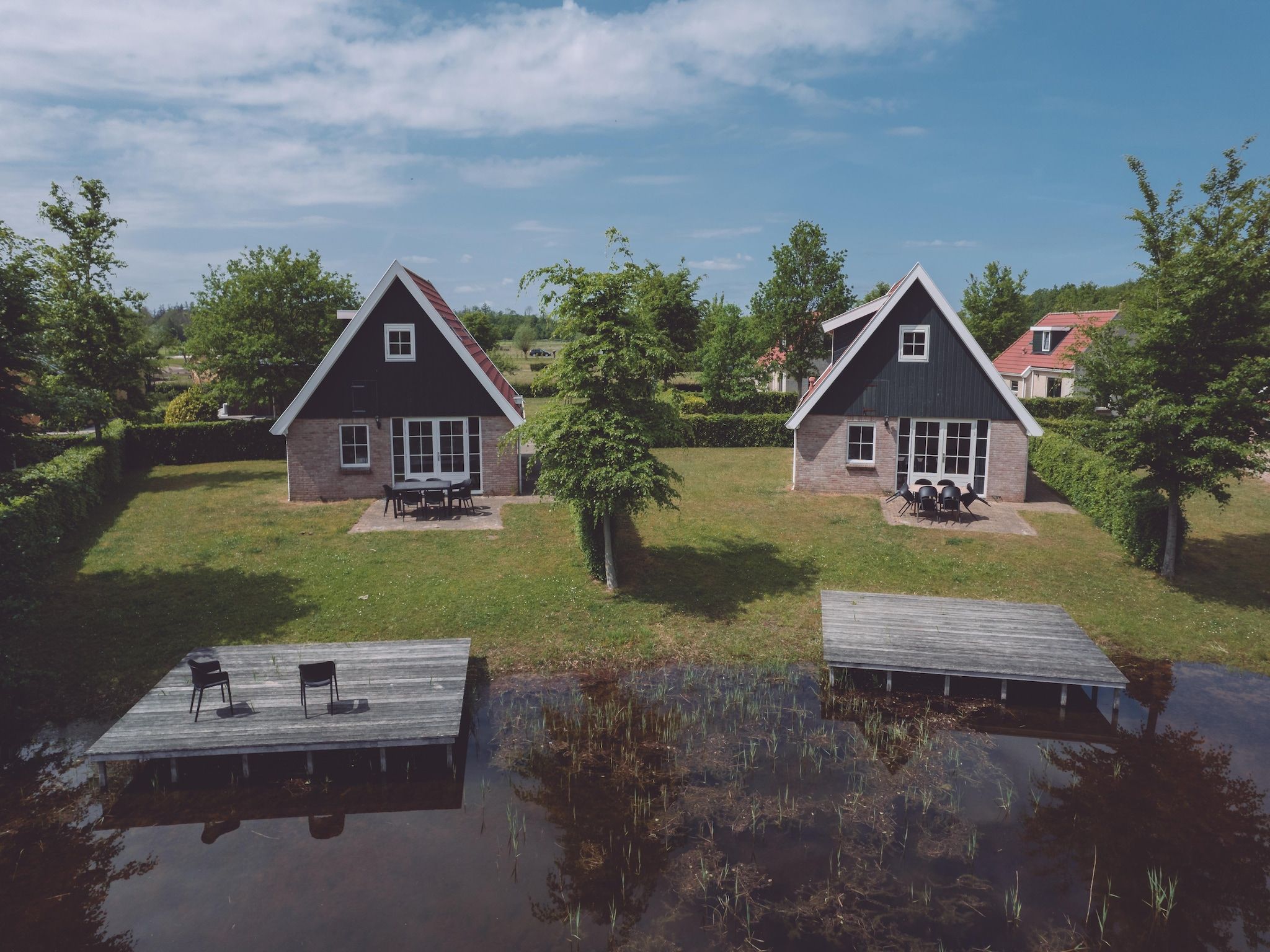 De buitenkant van Vakantiepark Eigen Wijze 3 in Bant