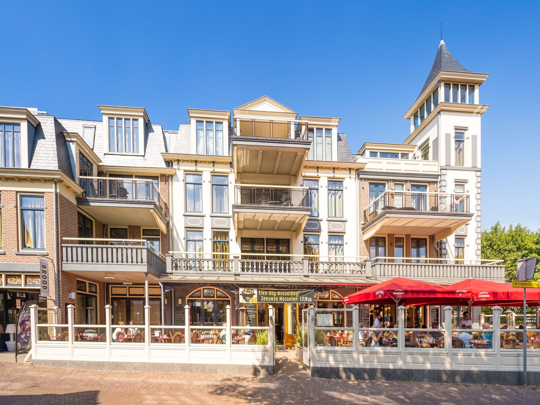 De buitenkant van Résidence Wijngaerde 9 in Domburg