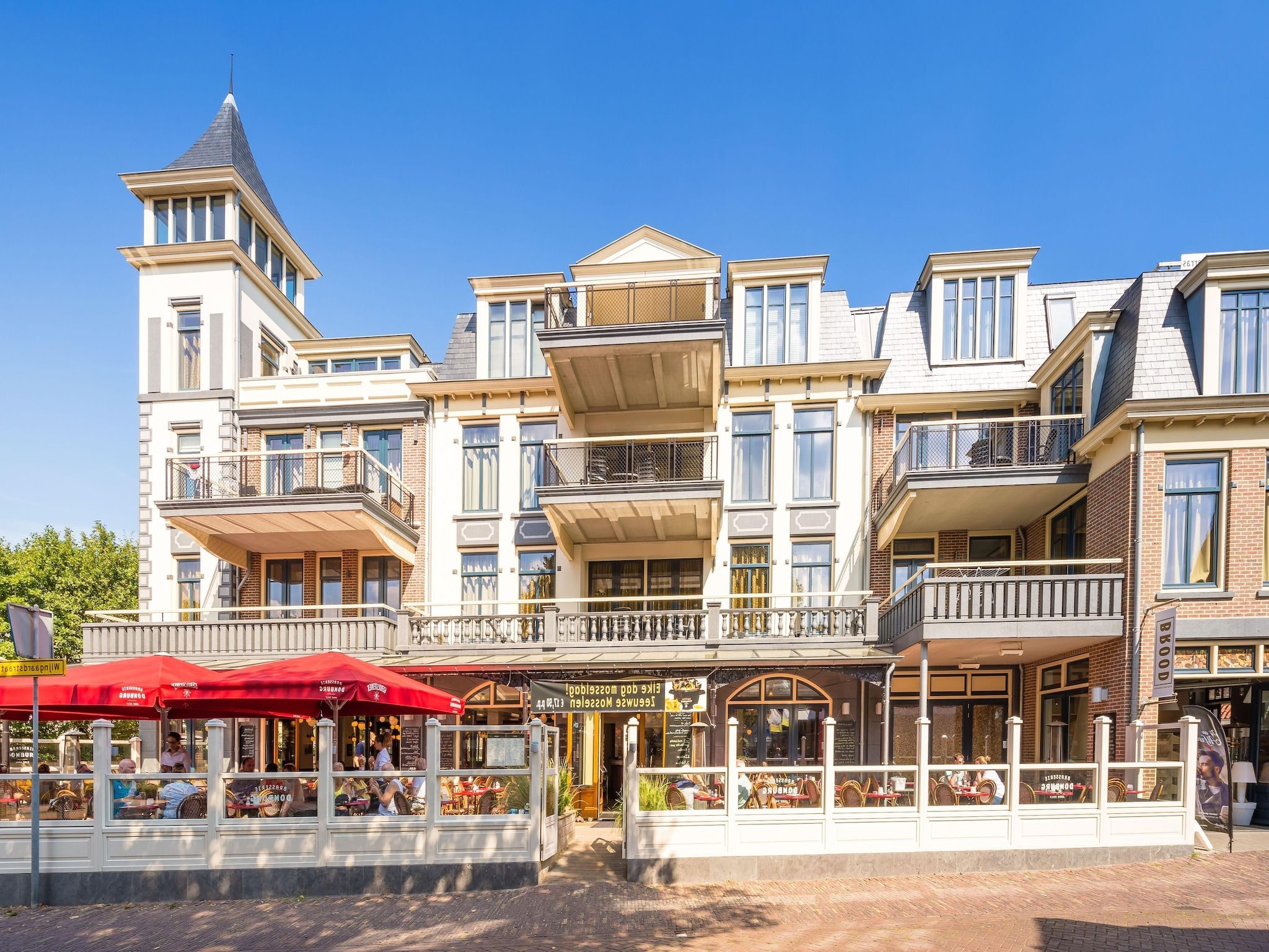 De buitenkant van Résidence Wijngaerde 3 in Domburg