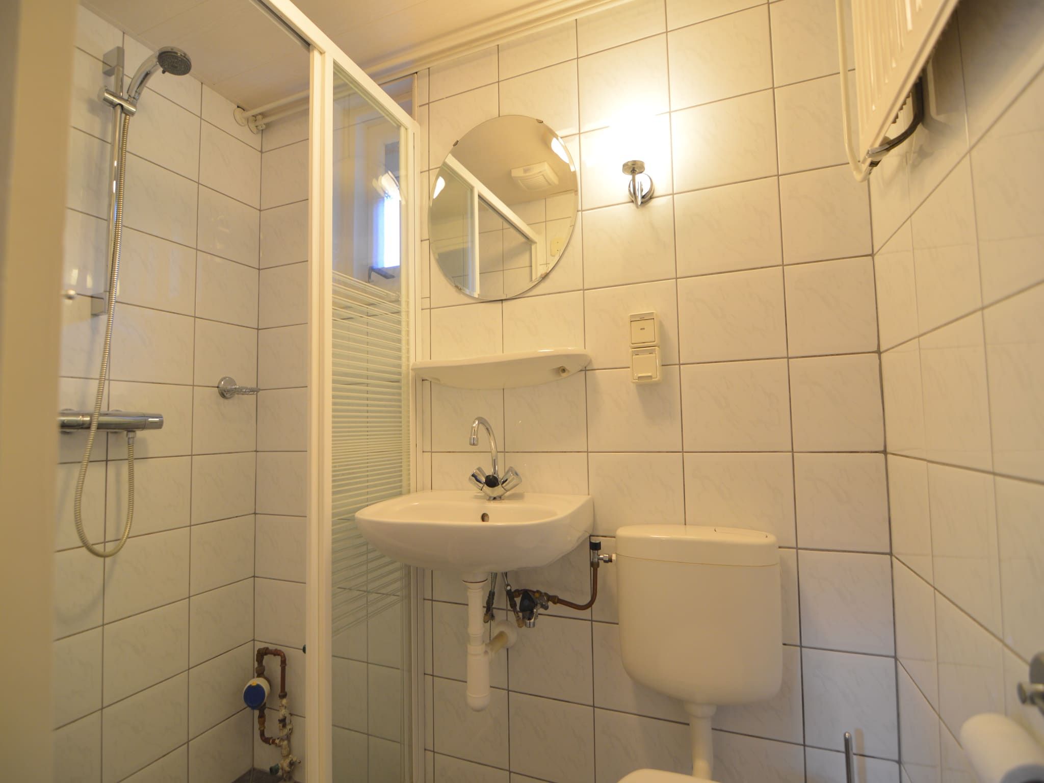 De badkamer van Bungalow 27 in Stramproy