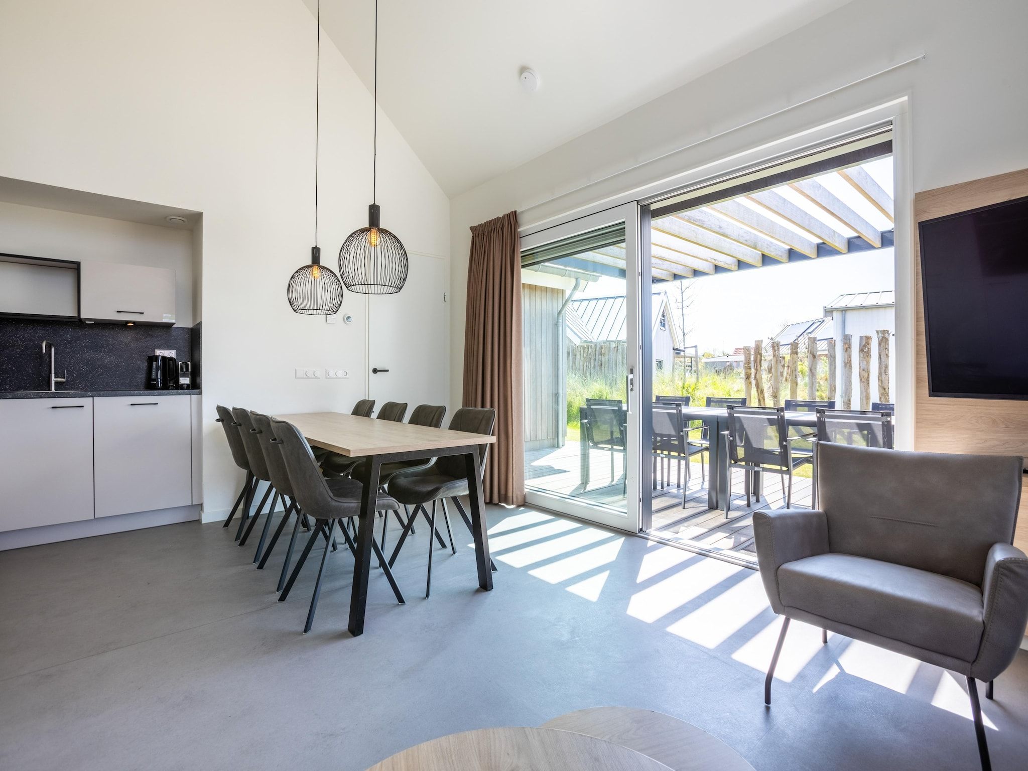 Parkfaciliteiten bij Vakantiepark Boomhiemke 10 in Hollum