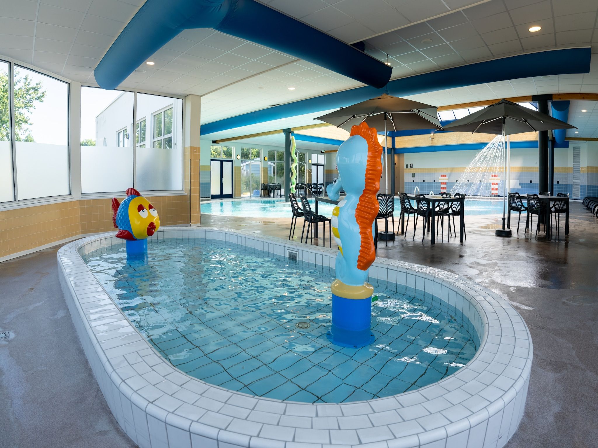 Parkfaciliteiten bij Vakantiepark Boomhiemke 10 in Hollum