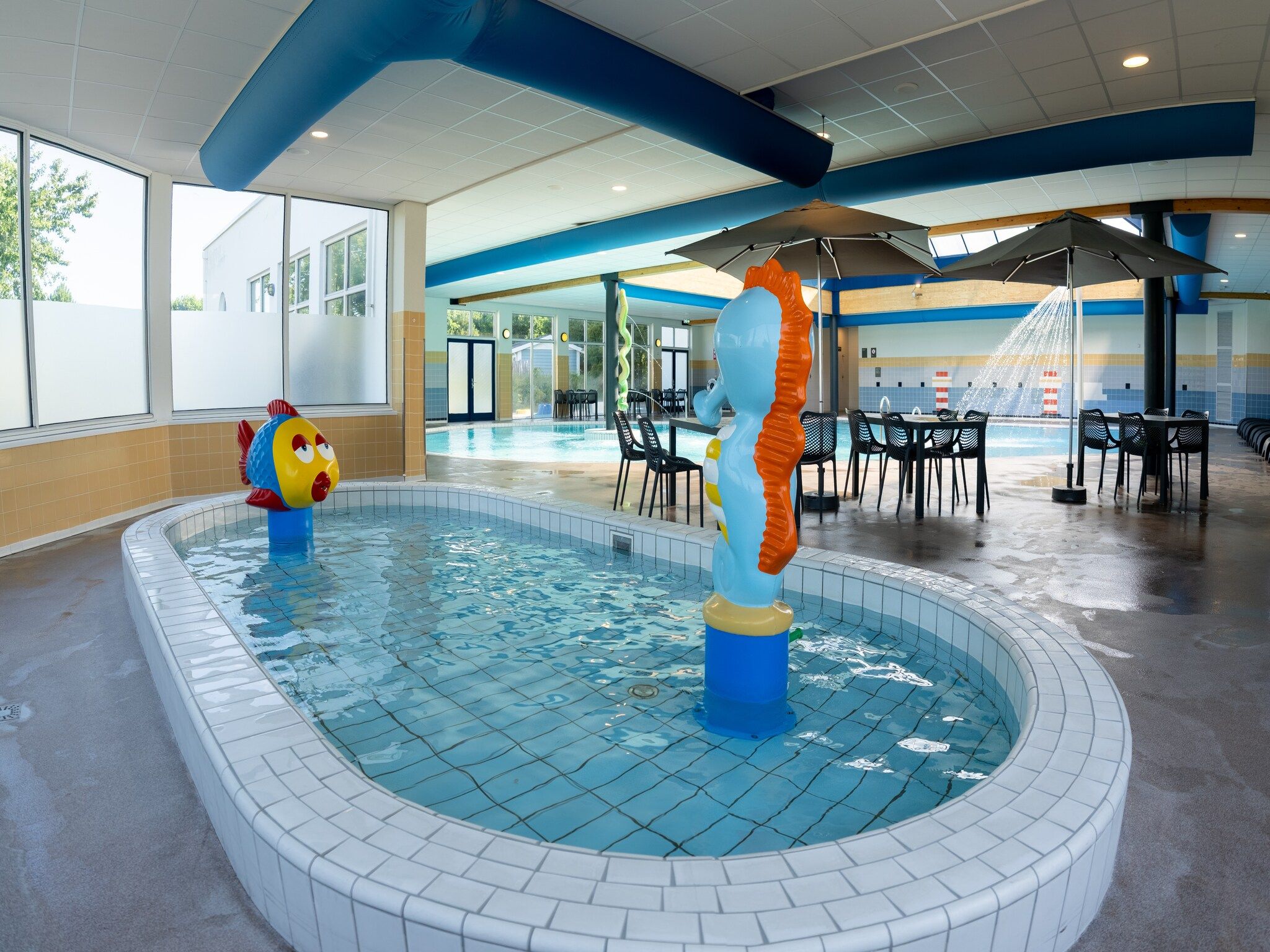 Parkfaciliteiten bij Vakantiepark Boomhiemke 1 in Hollum