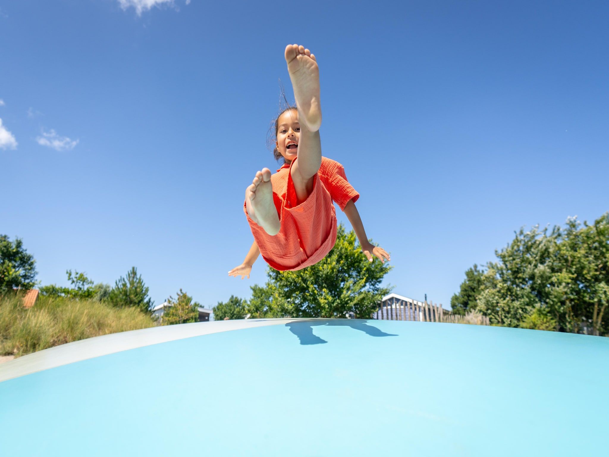 Parkfaciliteiten bij Vakantiepark Boomhiemke 1 in Hollum