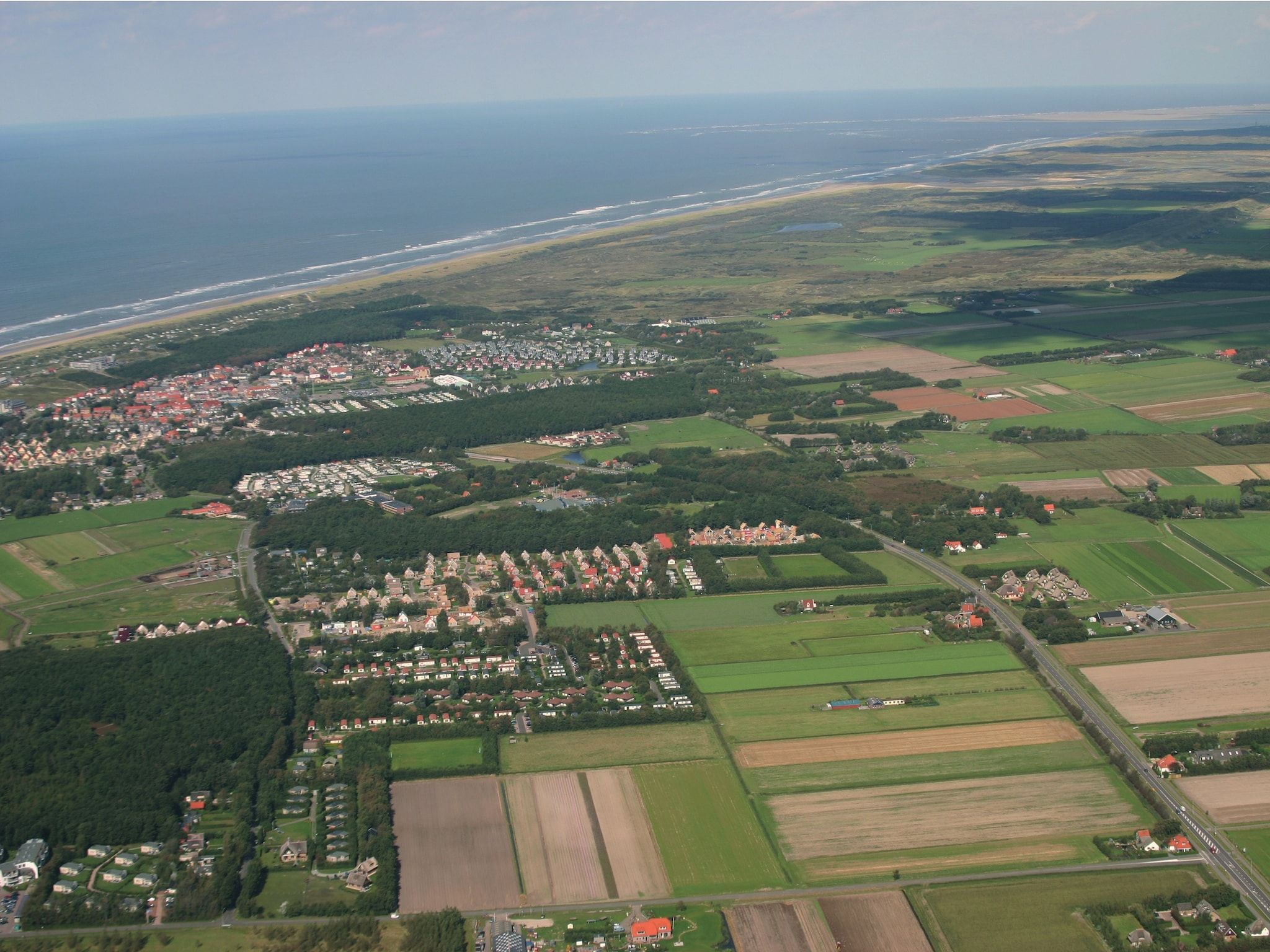 De buitenkant van Kustpark Texel 4 in De Koog