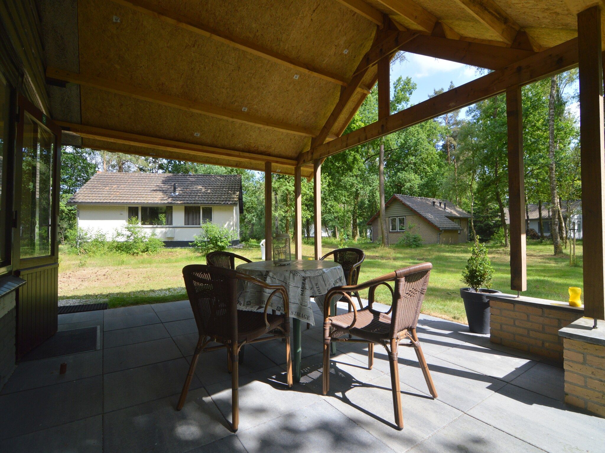 Het terras van 't Haasje in Stramproy