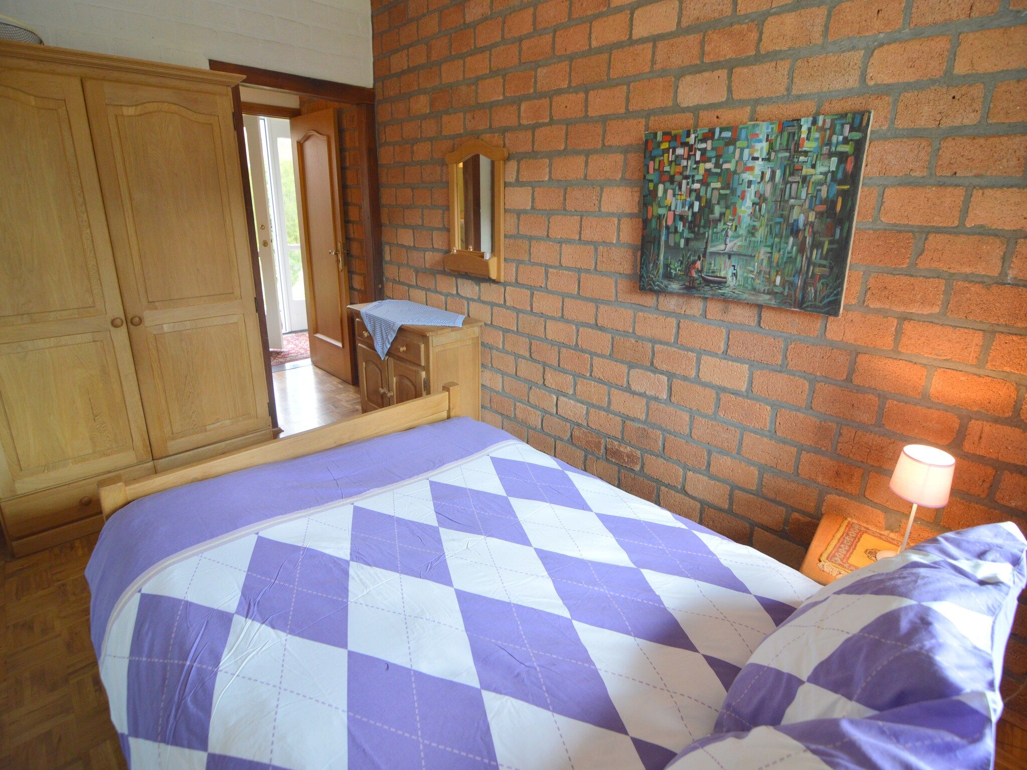 Een slaapkamer van De Sjuur in Sweikhuizen