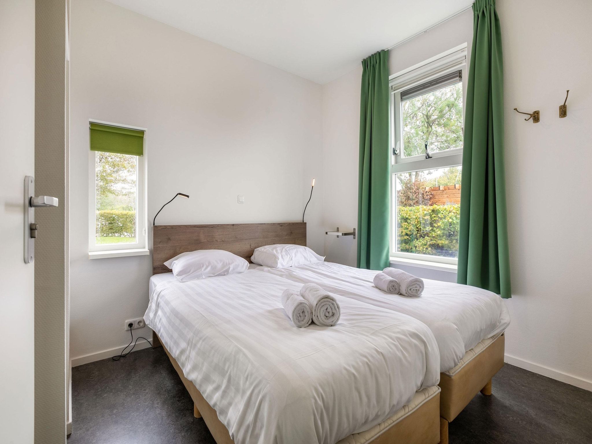 Een slaapkamer van Havenresort Terherne 1 in Terherne