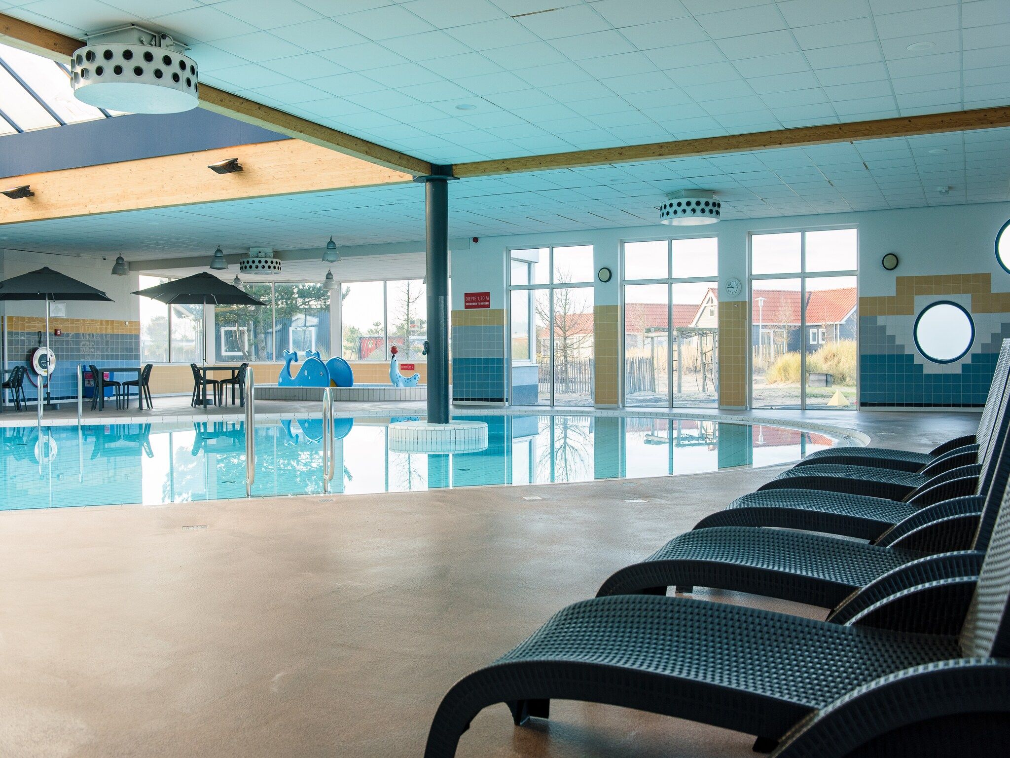 Parkfaciliteiten bij Vakantiepark Boomhiemke 7 in Hollum-Ameland