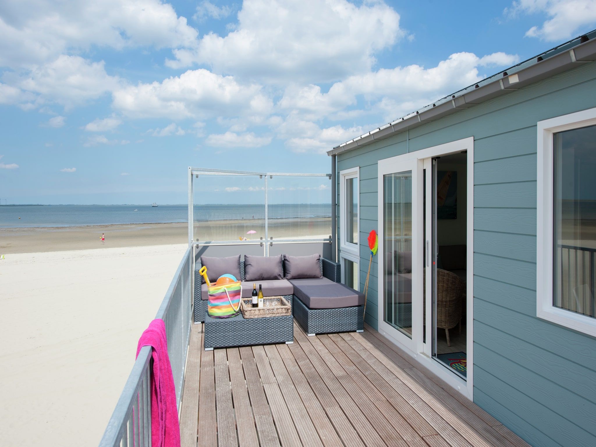 Het uitzicht vanaf Vakantiepark Beach Resort 6 in Kamperland