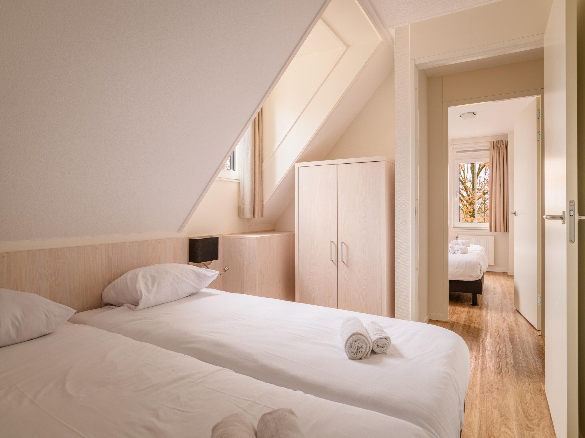 Een slaapkamer van Resort Maastricht 1 in Maastricht