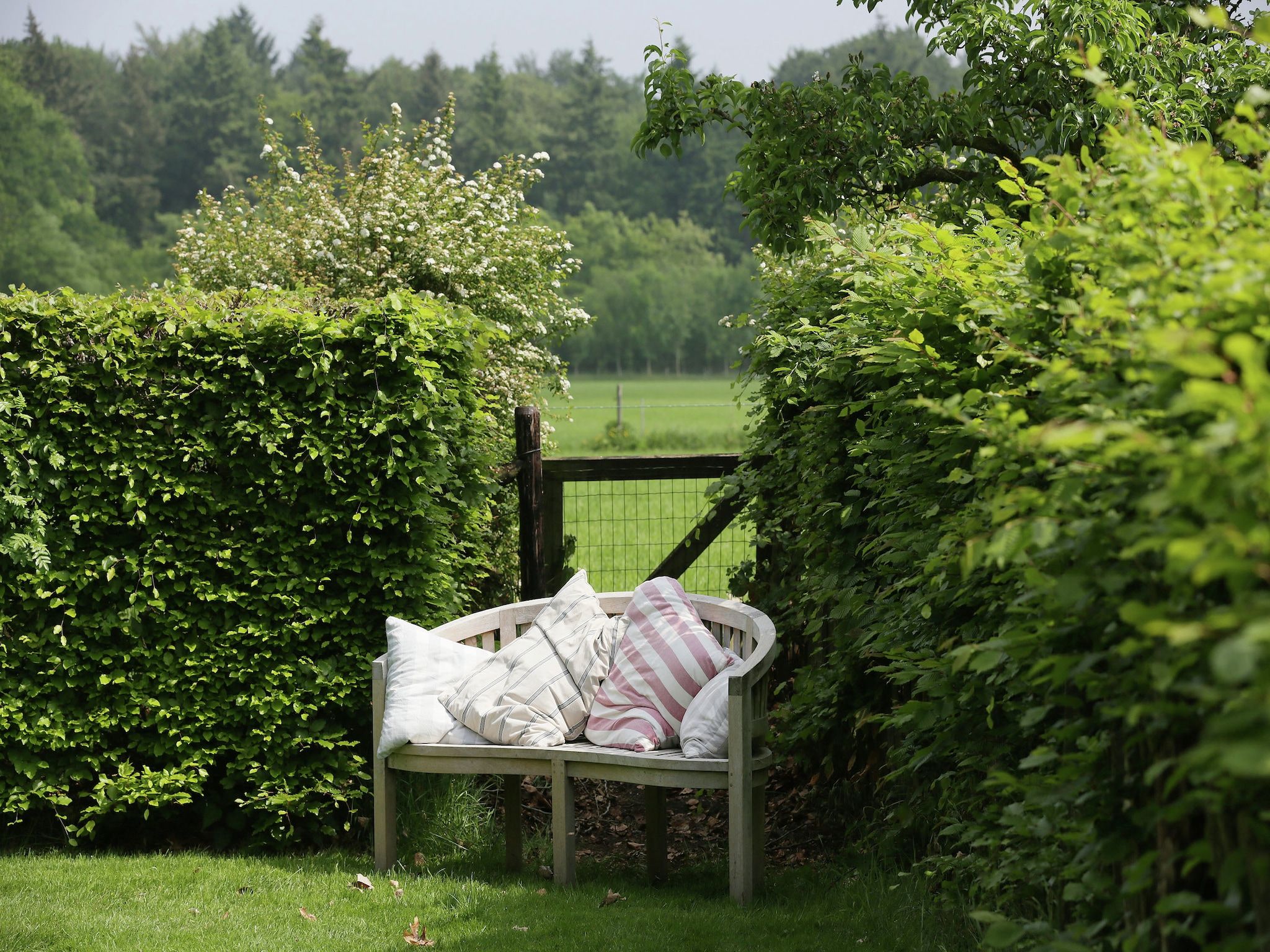 De tuin van Hofstede Groot Blankenstein in Doorn