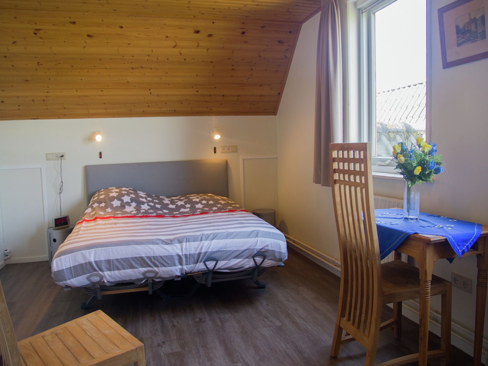 Een slaapkamer van De Biezenknop in Eede