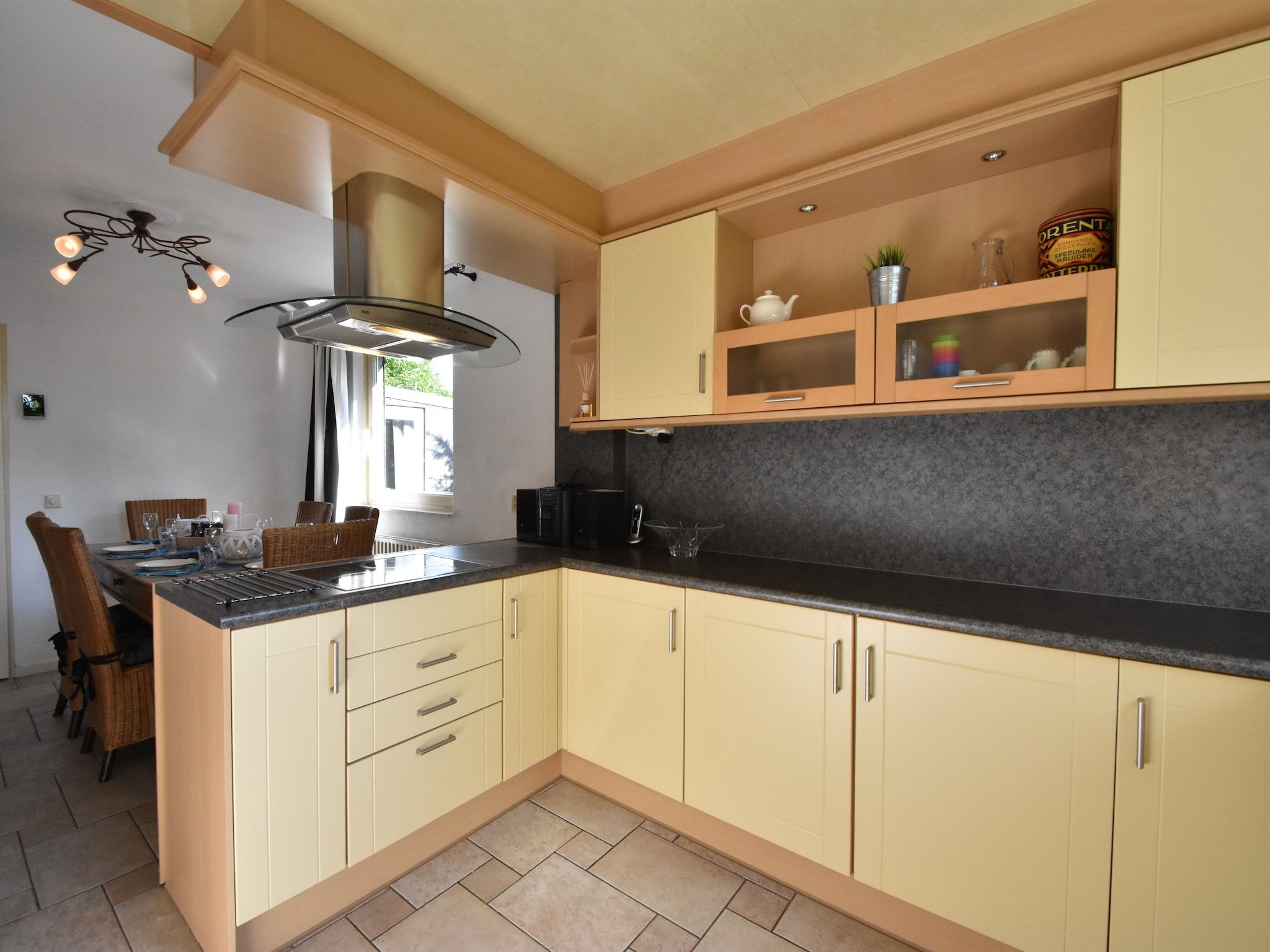 De keuken van Het Mosselhuys in Bruinisse