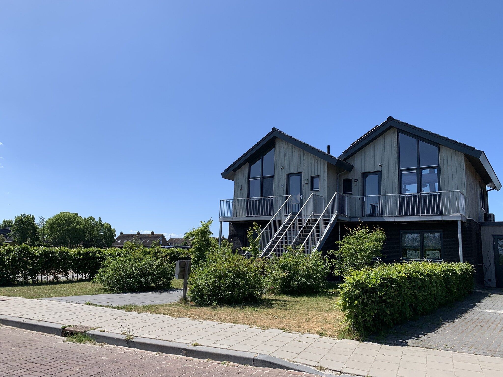 Het uitzicht vanaf Luna in Stavoren