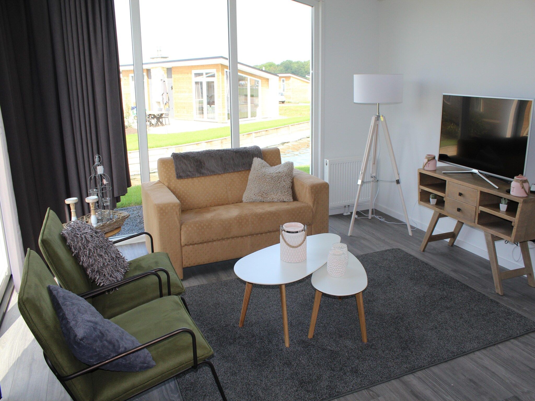 De woonkamer van Resort Mooi Bemelen 2 in Bemelen