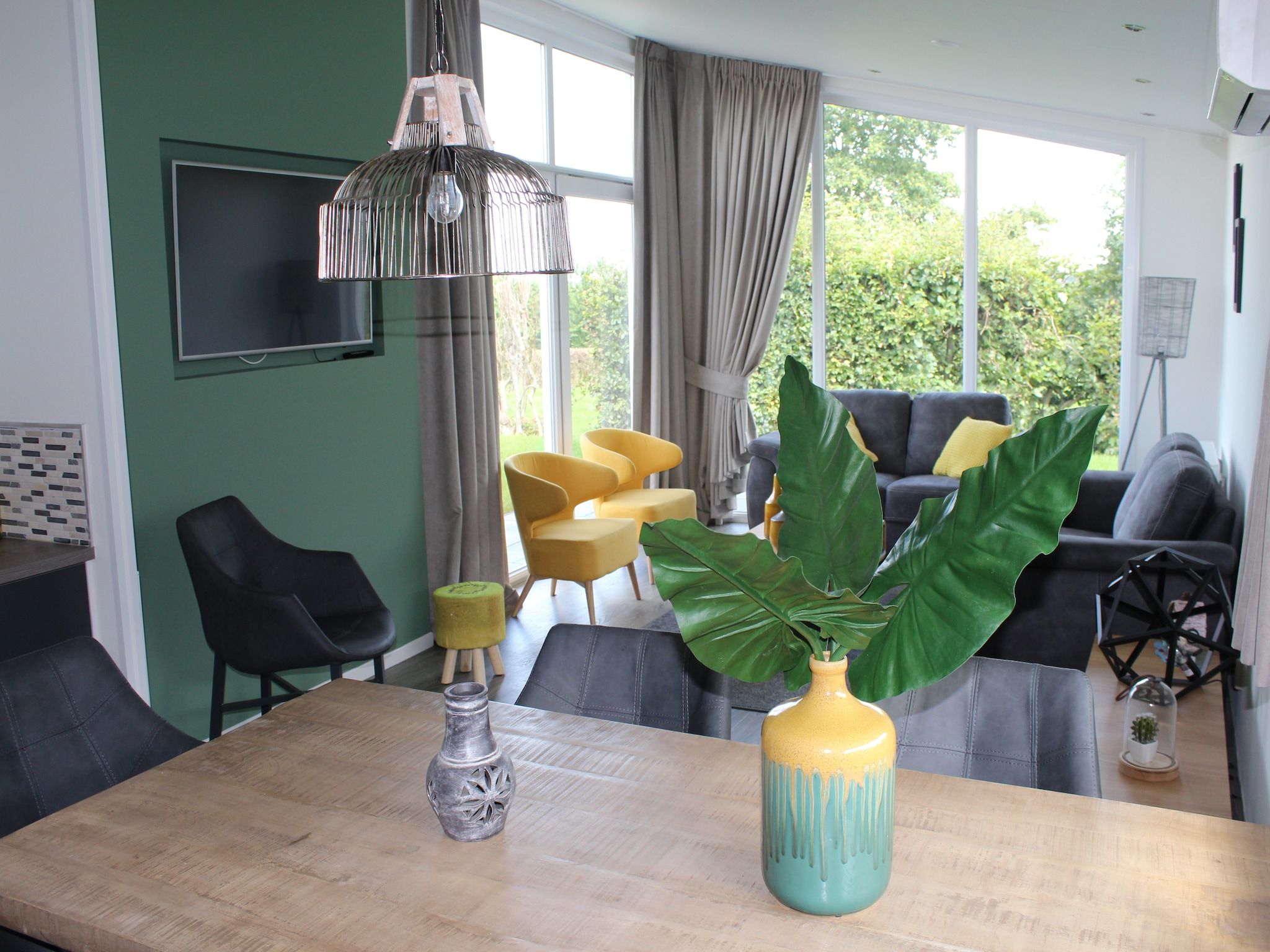 De woonkamer van Resort Mooi Bemelen 4 in Bemelen
