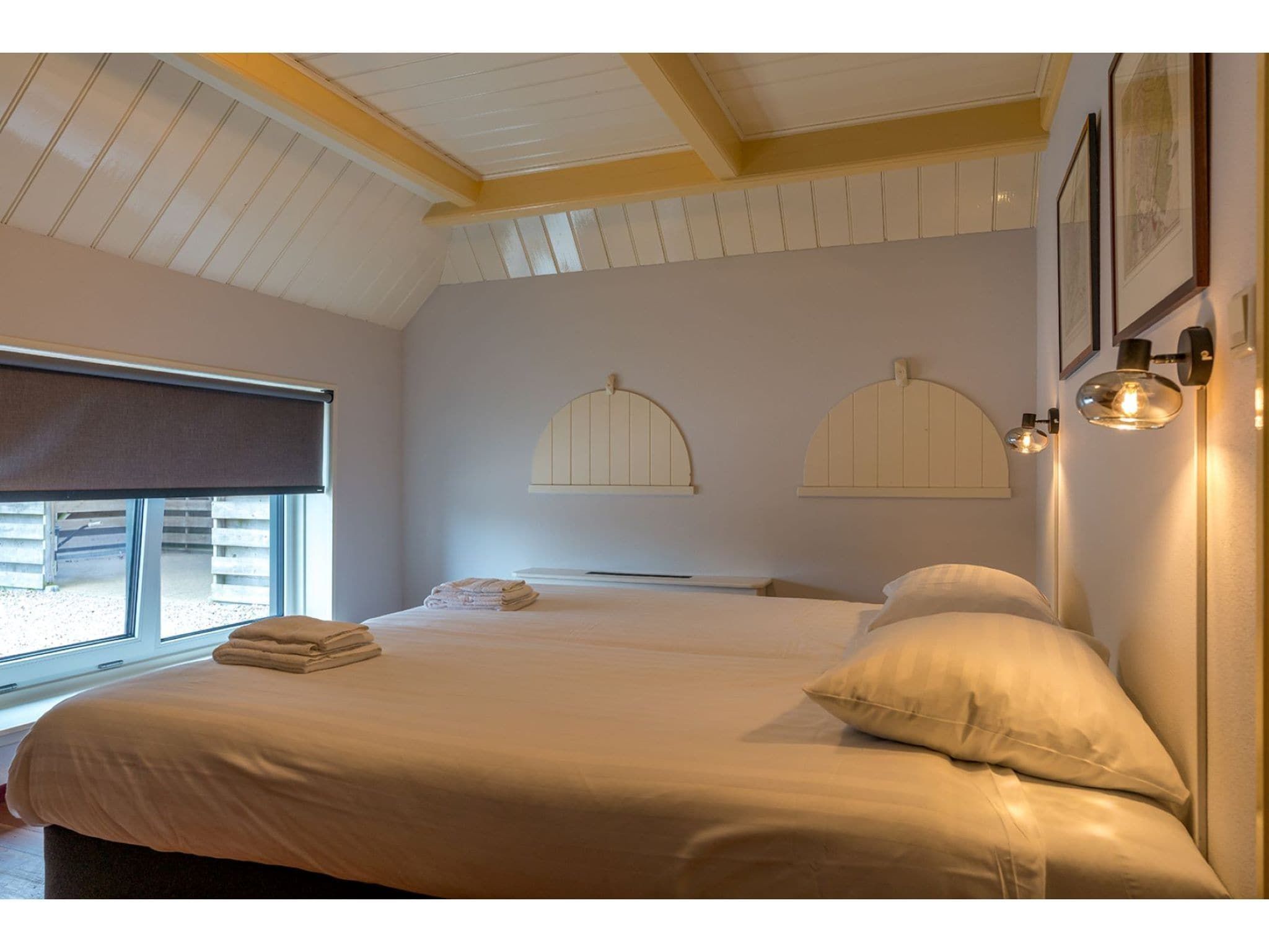 Een slaapkamer van Florijn 4 in Oost-Texel