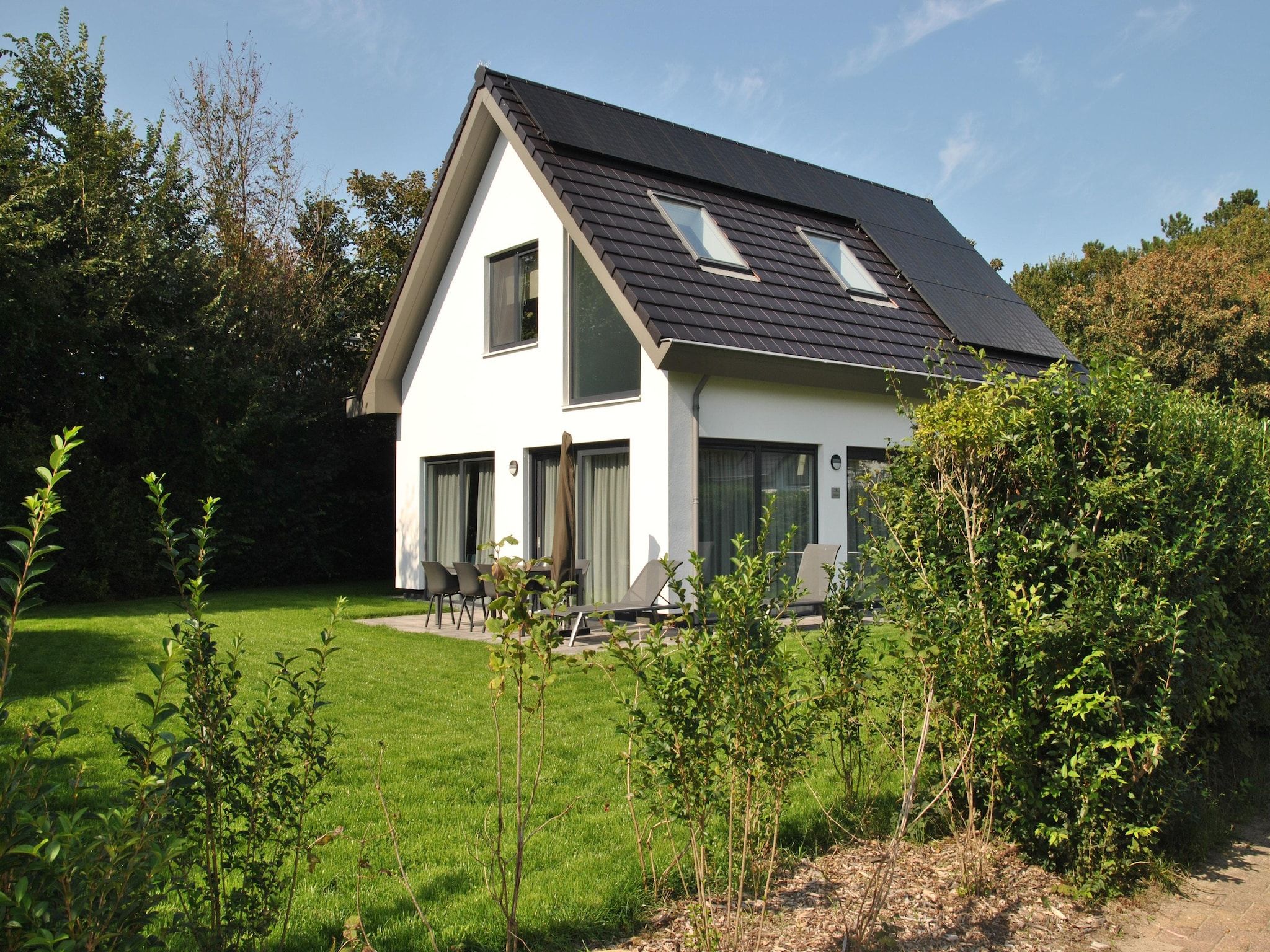 De buitenkant van Villa Hoogelandt 70 in De Koog-Texel