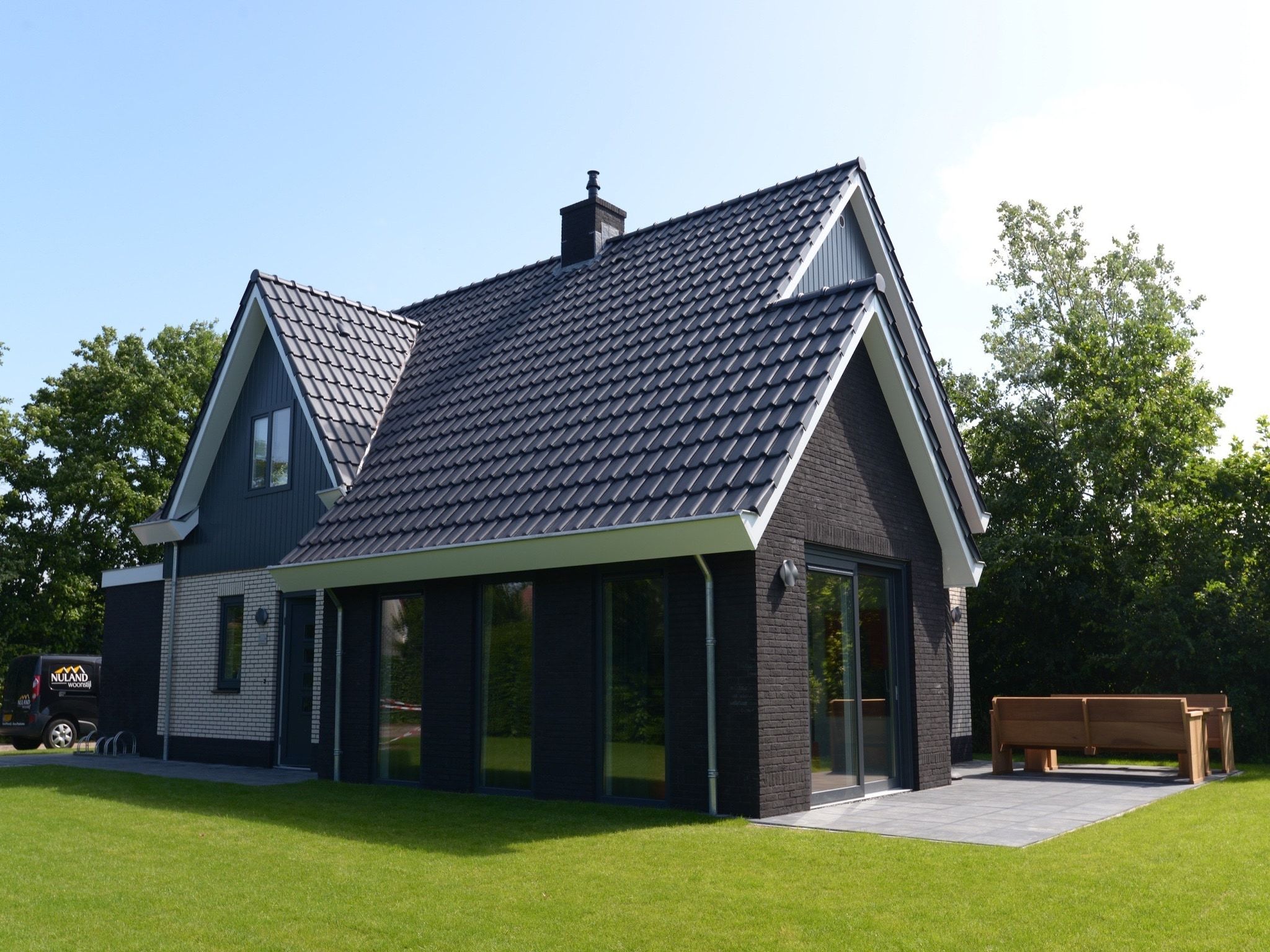 De buitenkant van Villa  Hoogelandt 10 in De Koog Texel