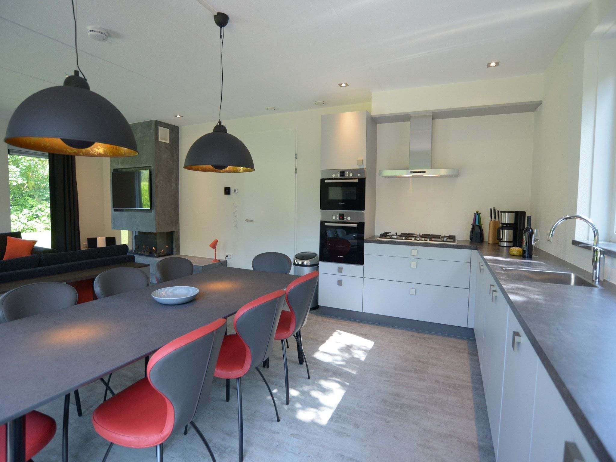 De keuken van Villa  Hoogelandt 10 in De Koog Texel