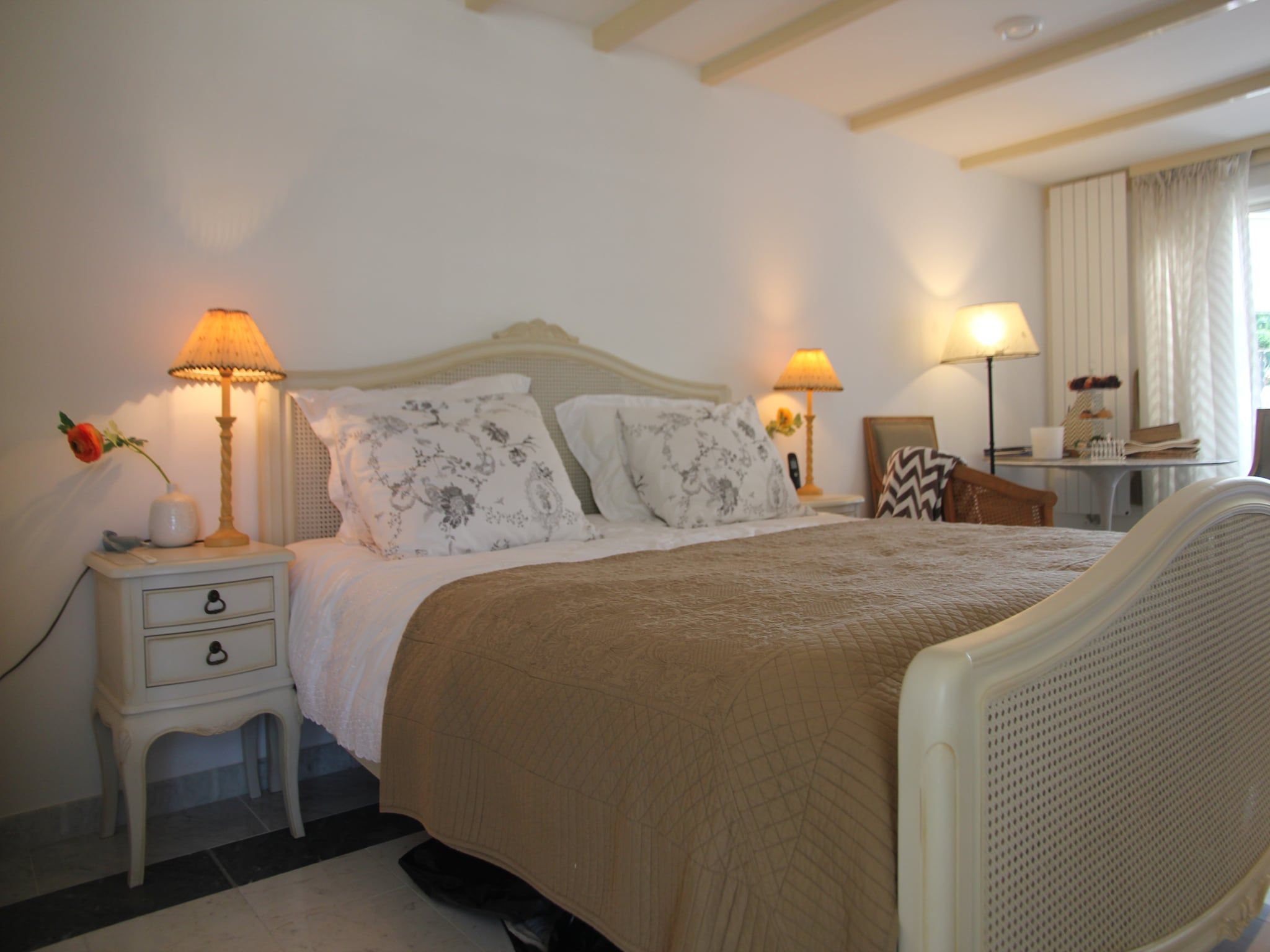 Een slaapkamer van Romantisch Heiloo in Heiloo