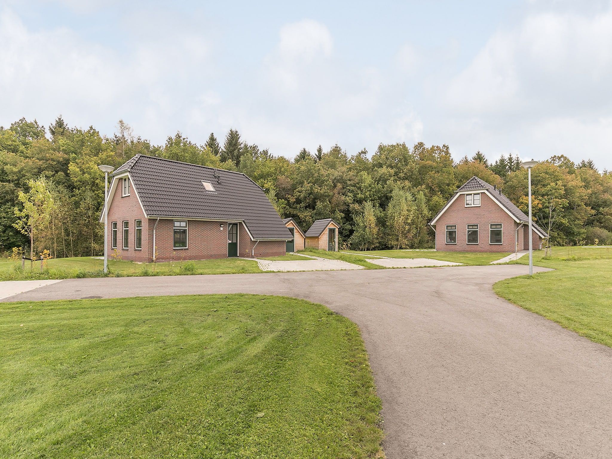 De buitenkant van Villaparc Schoonhovenseland in Hollandscheveld