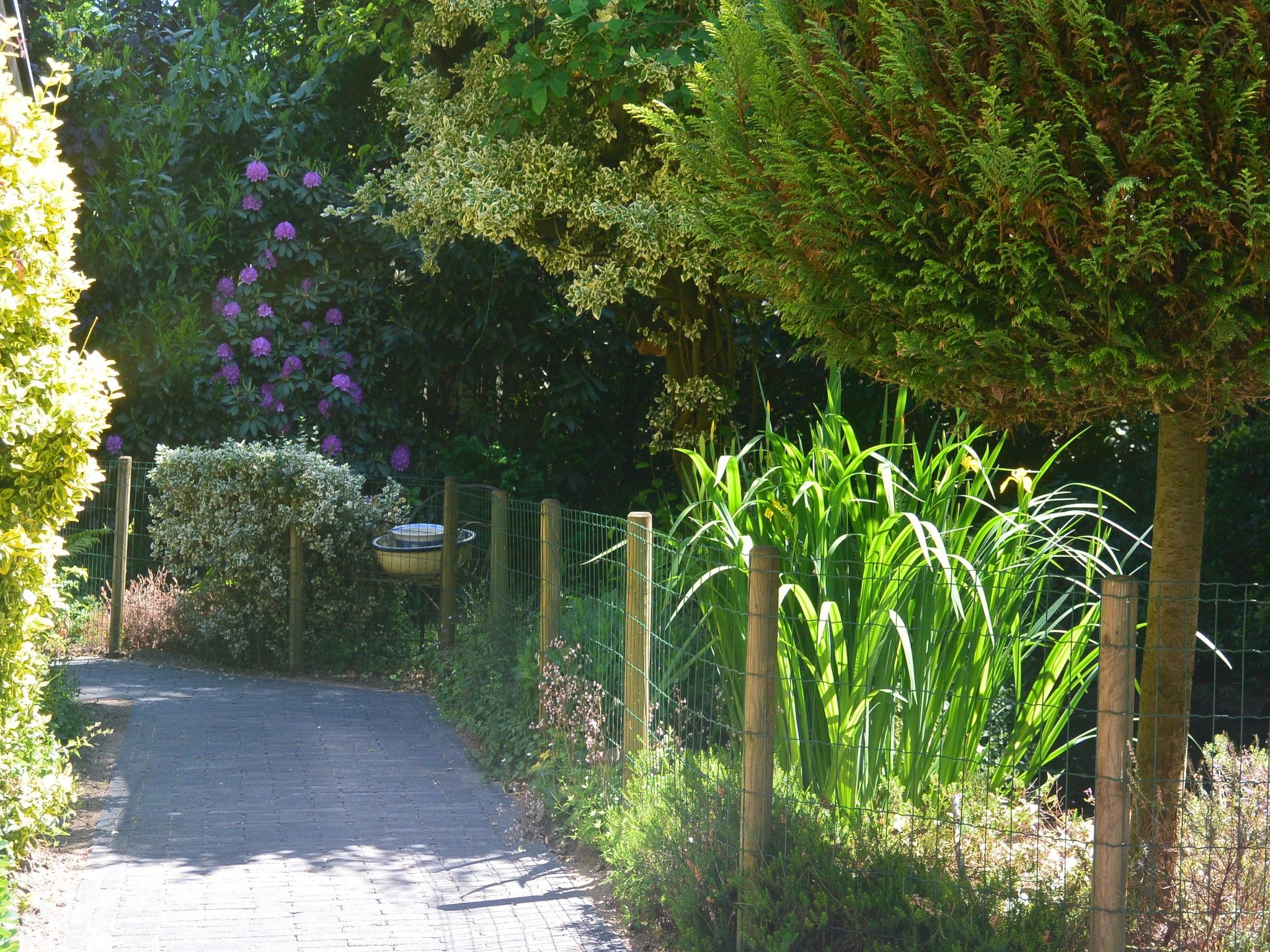 De tuin van Poort naar de Veluwe in Voorthuizen