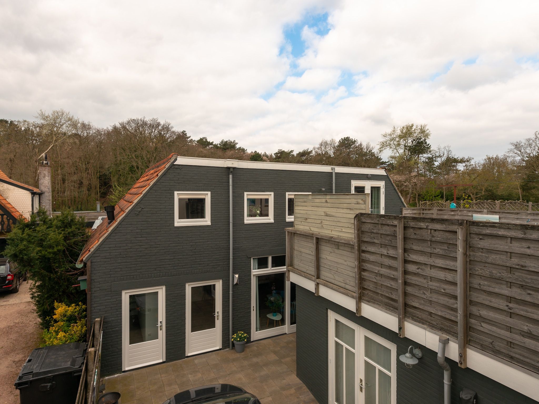 De buitenkant van De Beukelaar 4 pers in Schoorl