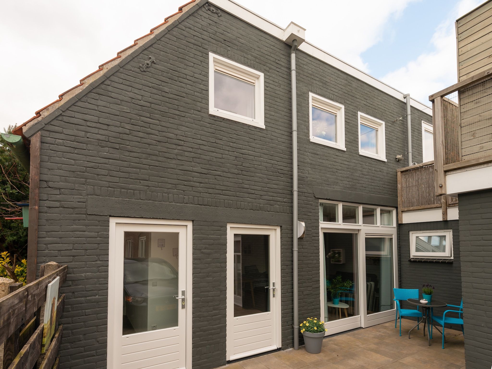 De buitenkant van De Beukelaar 4 pers in Schoorl
