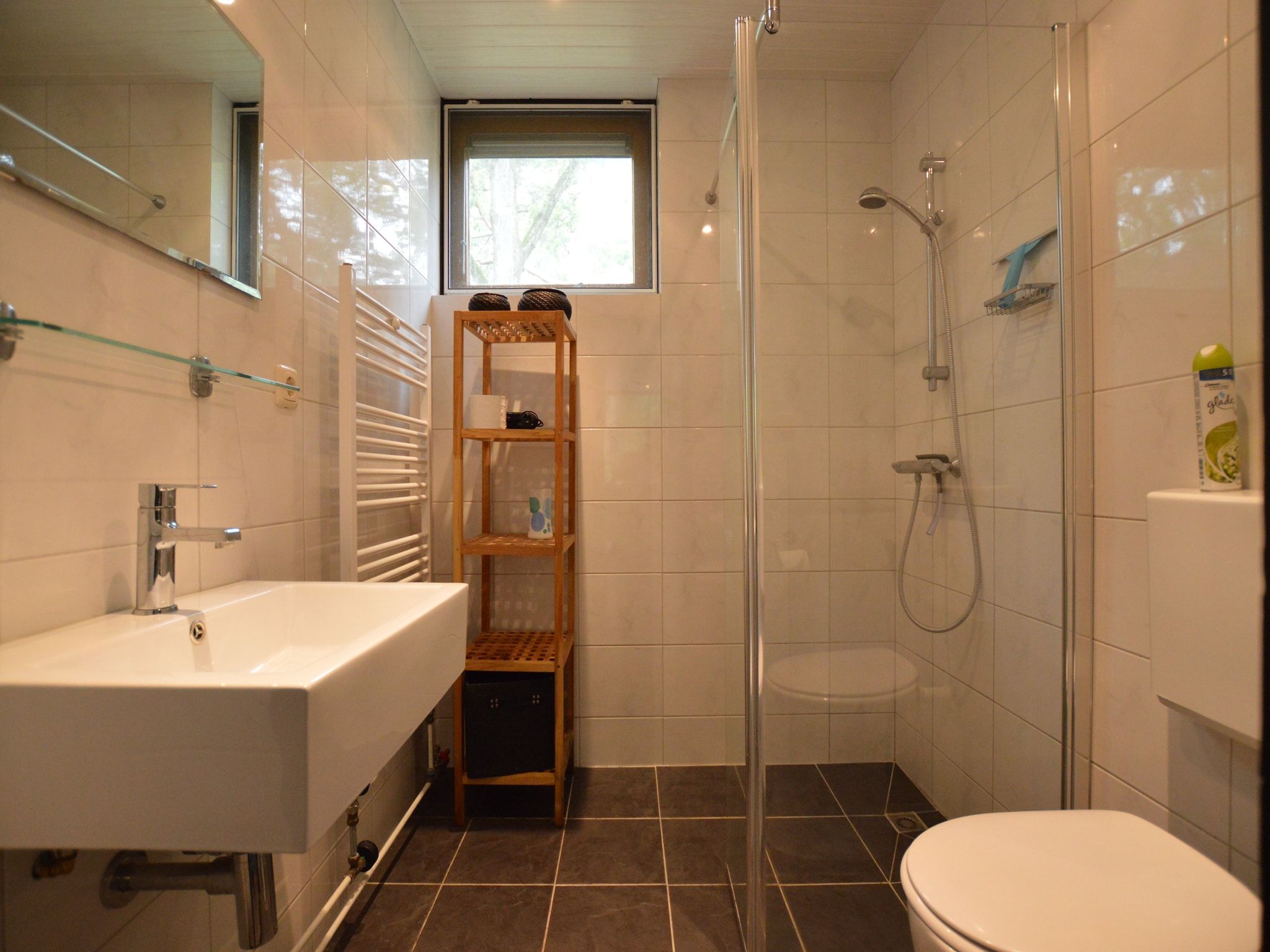 De badkamer van Bungalow 86 in Stramproy