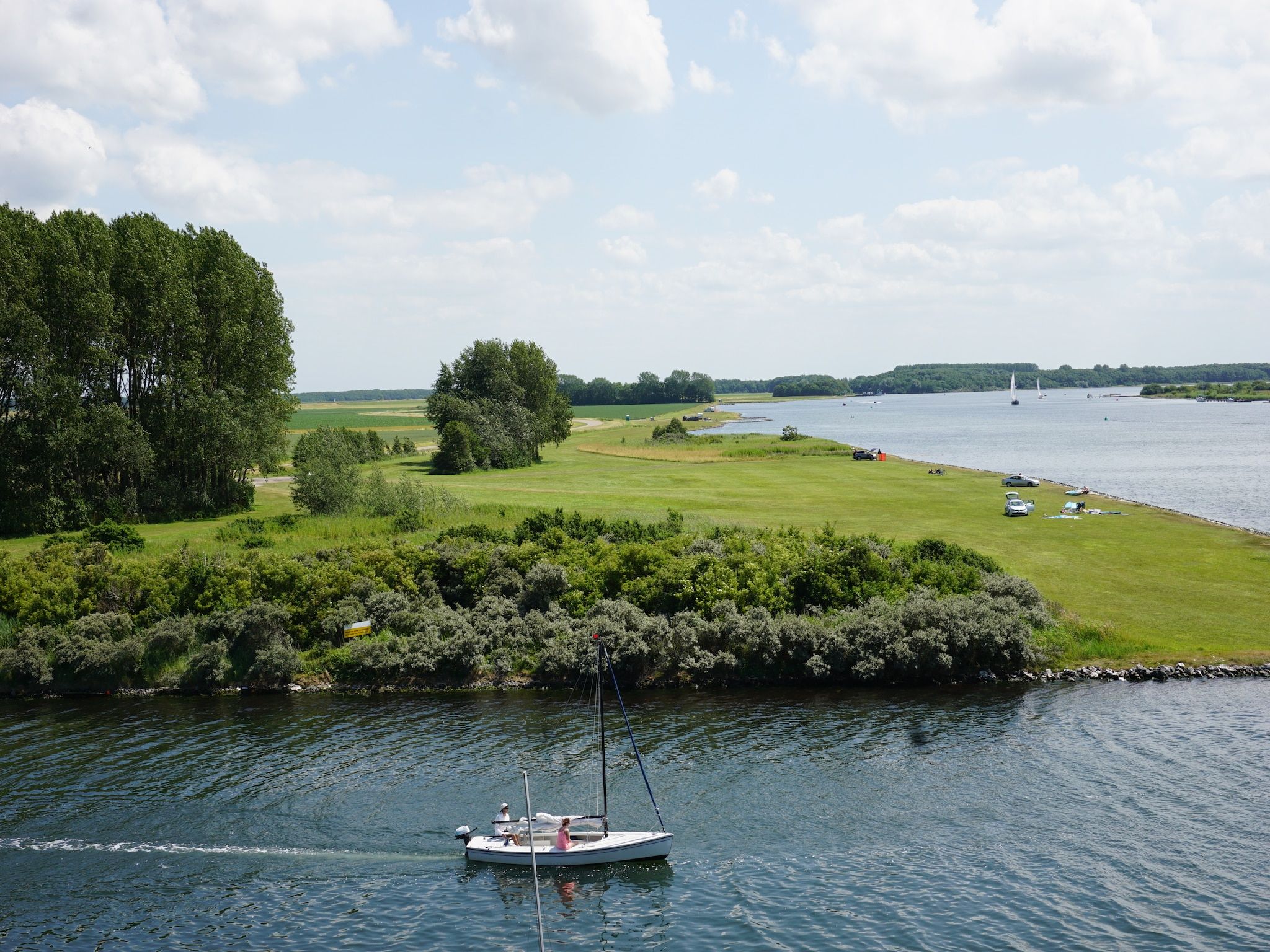 Het uitzicht vanaf Veerse Muze 7f in Kamperland