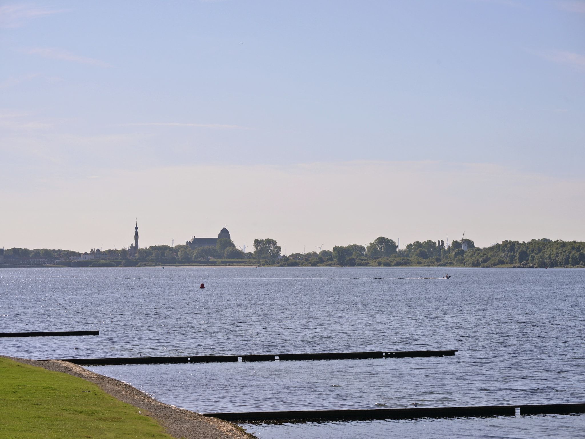 Het uitzicht vanaf Penthouse 4a - De Schotsman Watersport in Kamperland