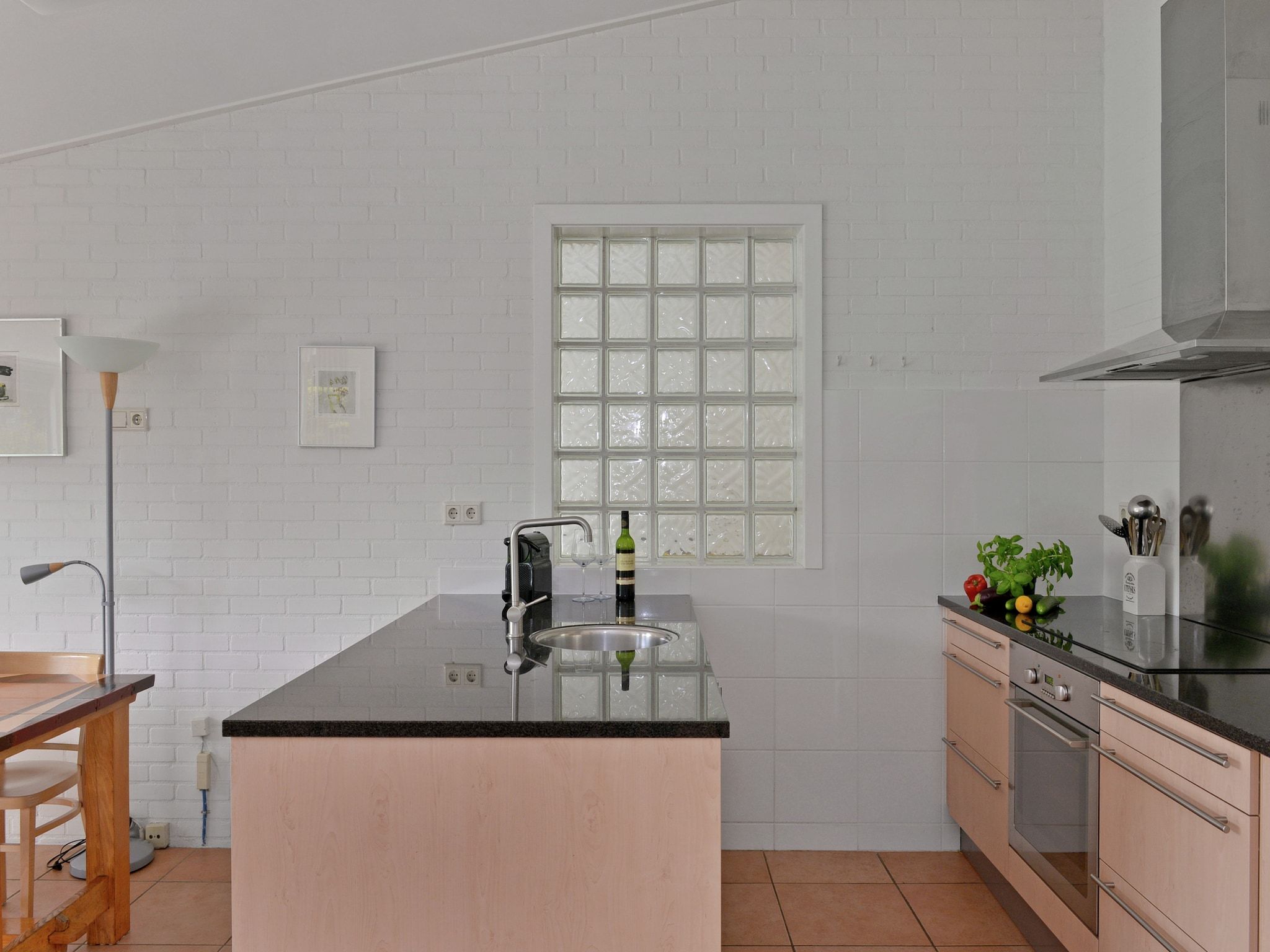 De keuken van Wilgenlaan 15 in Kamperland