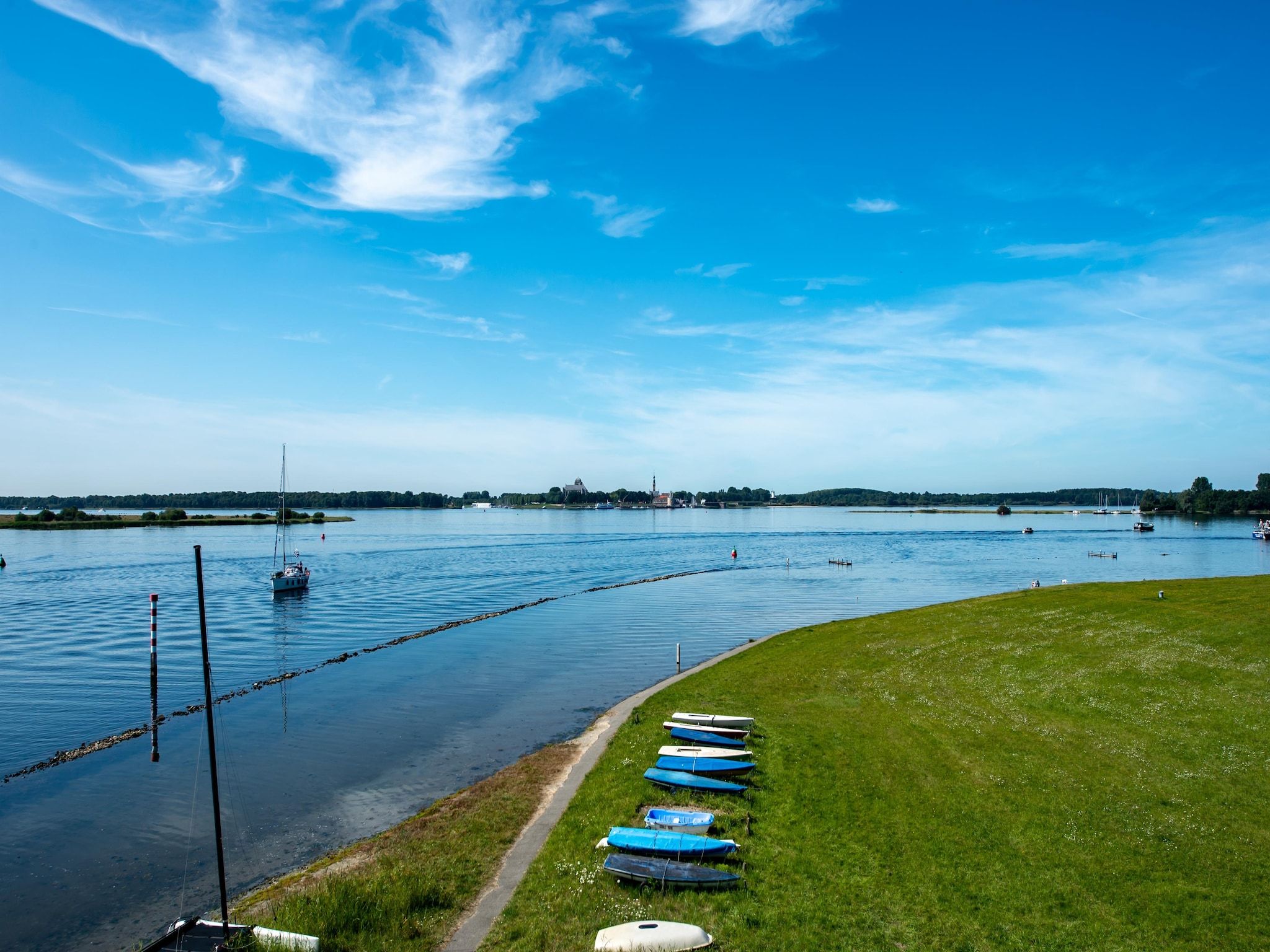 Het uitzicht vanaf Veerse muze 7e in Kamperland