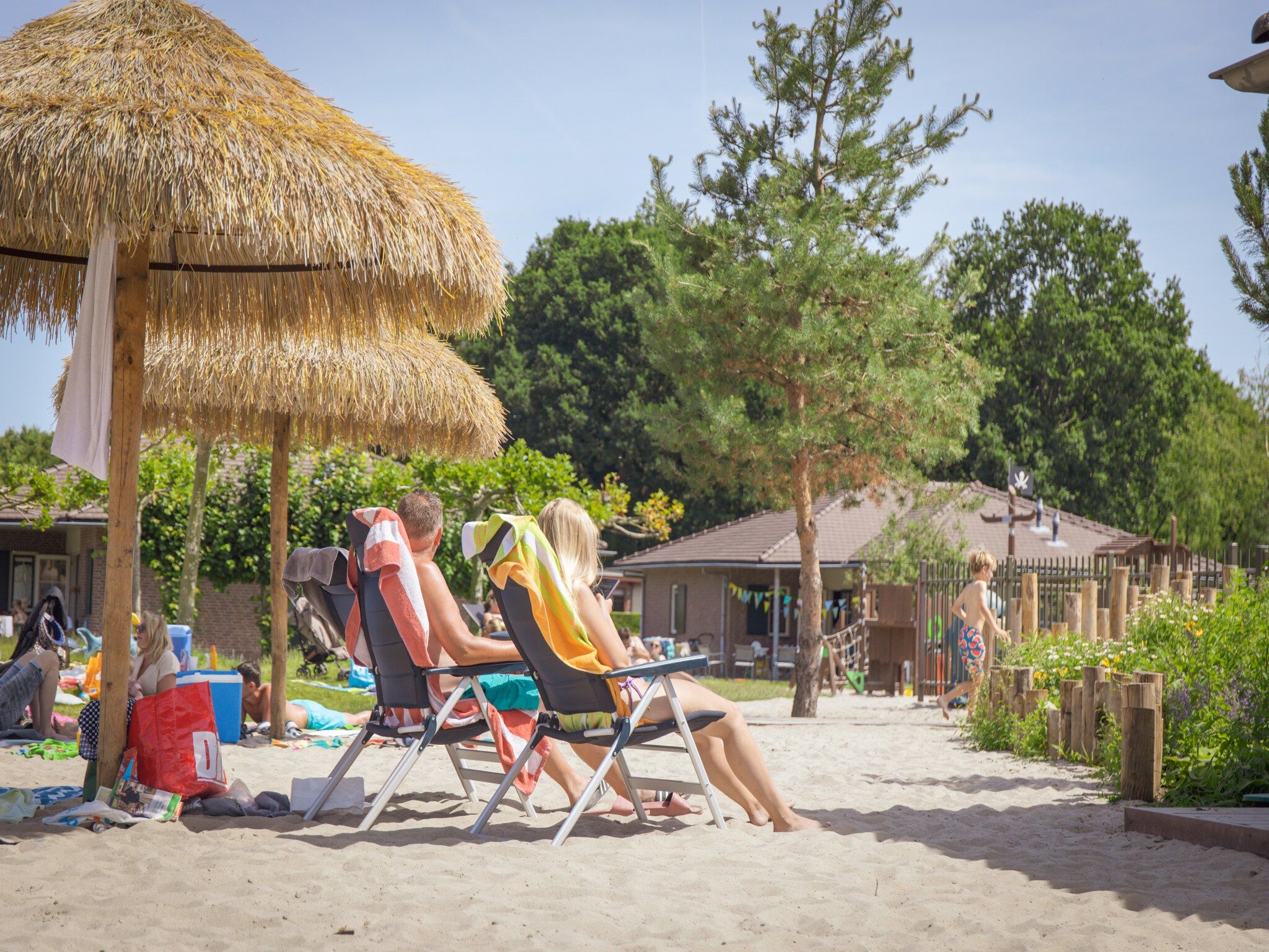 Parkfaciliteiten bij Recreatiepark de Boshoek 1 in Voorthuizen