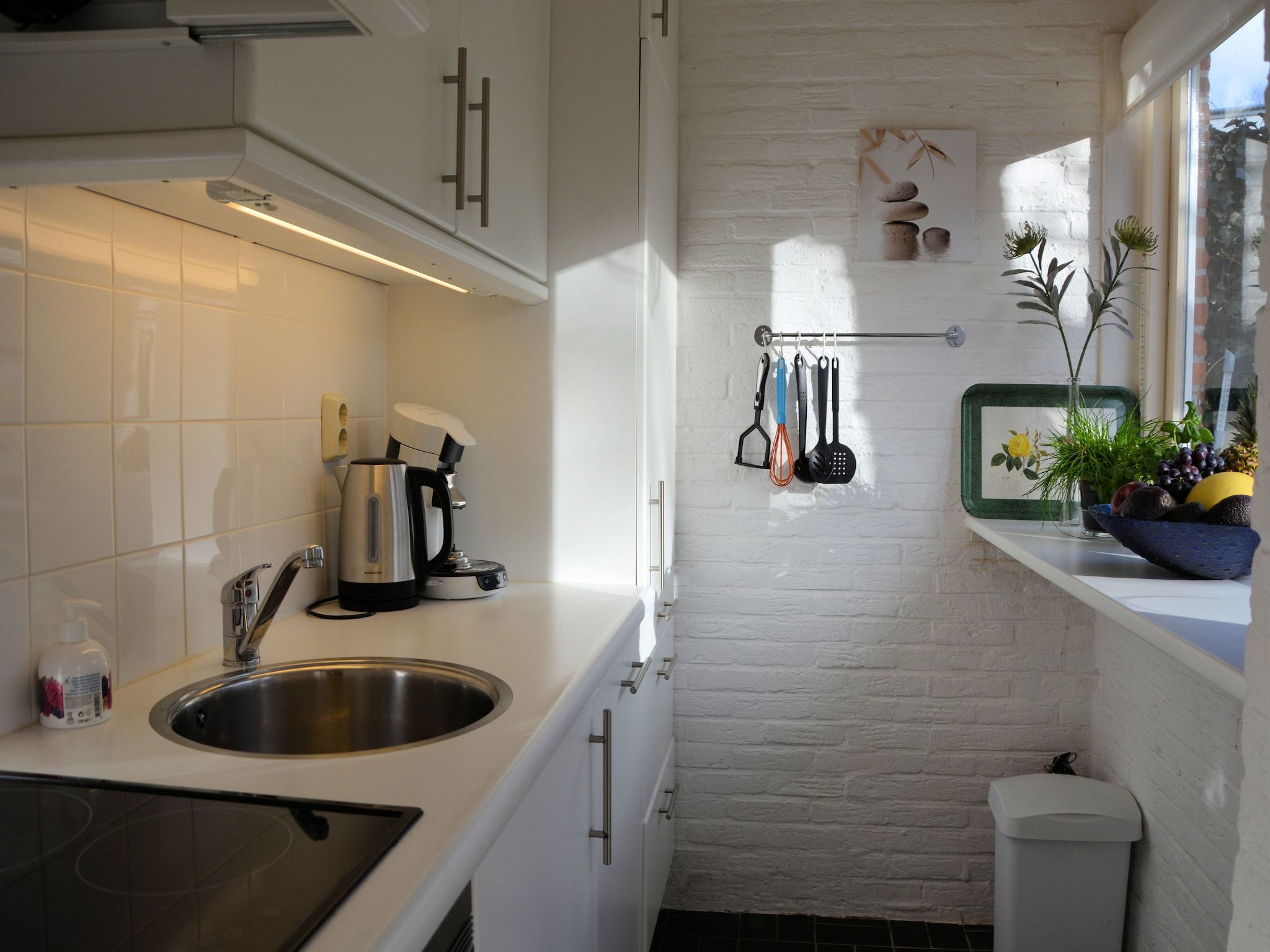 De keuken van Bos-Lodge in Noordwijkerhout
