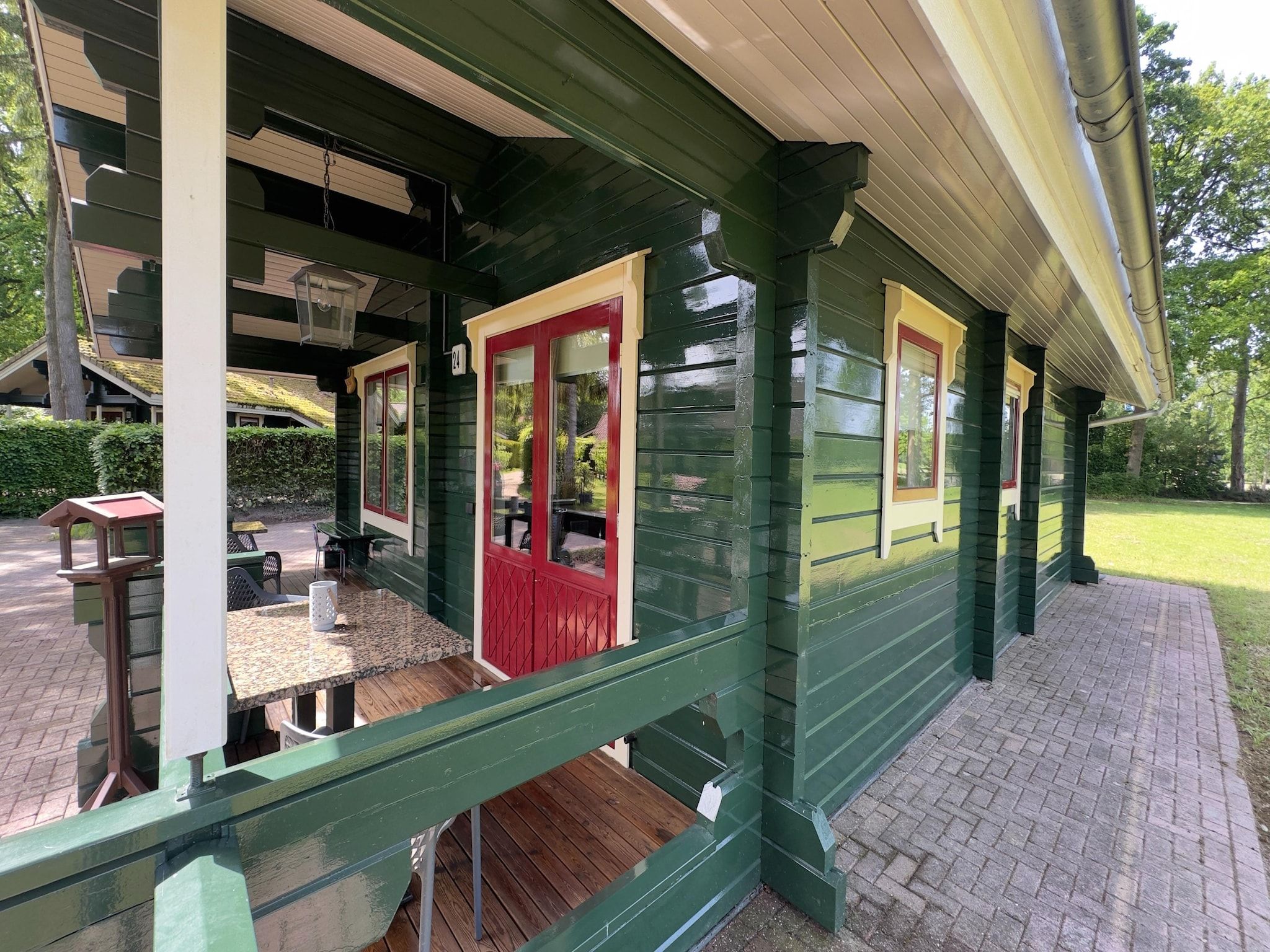 Het terras van Kukeluusje in Hulshorst